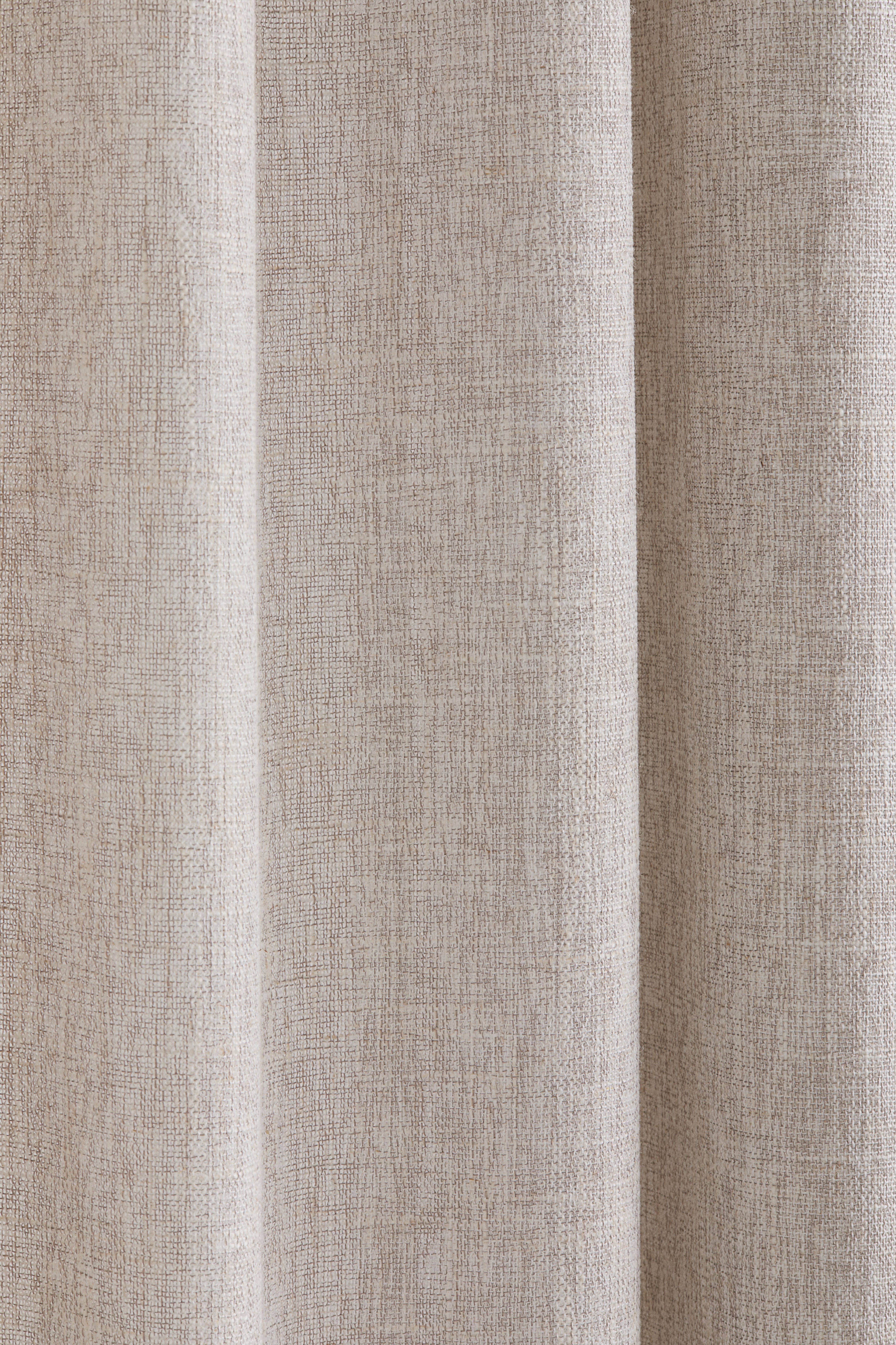 Single-Pack Wide Slub-Weave Curtain