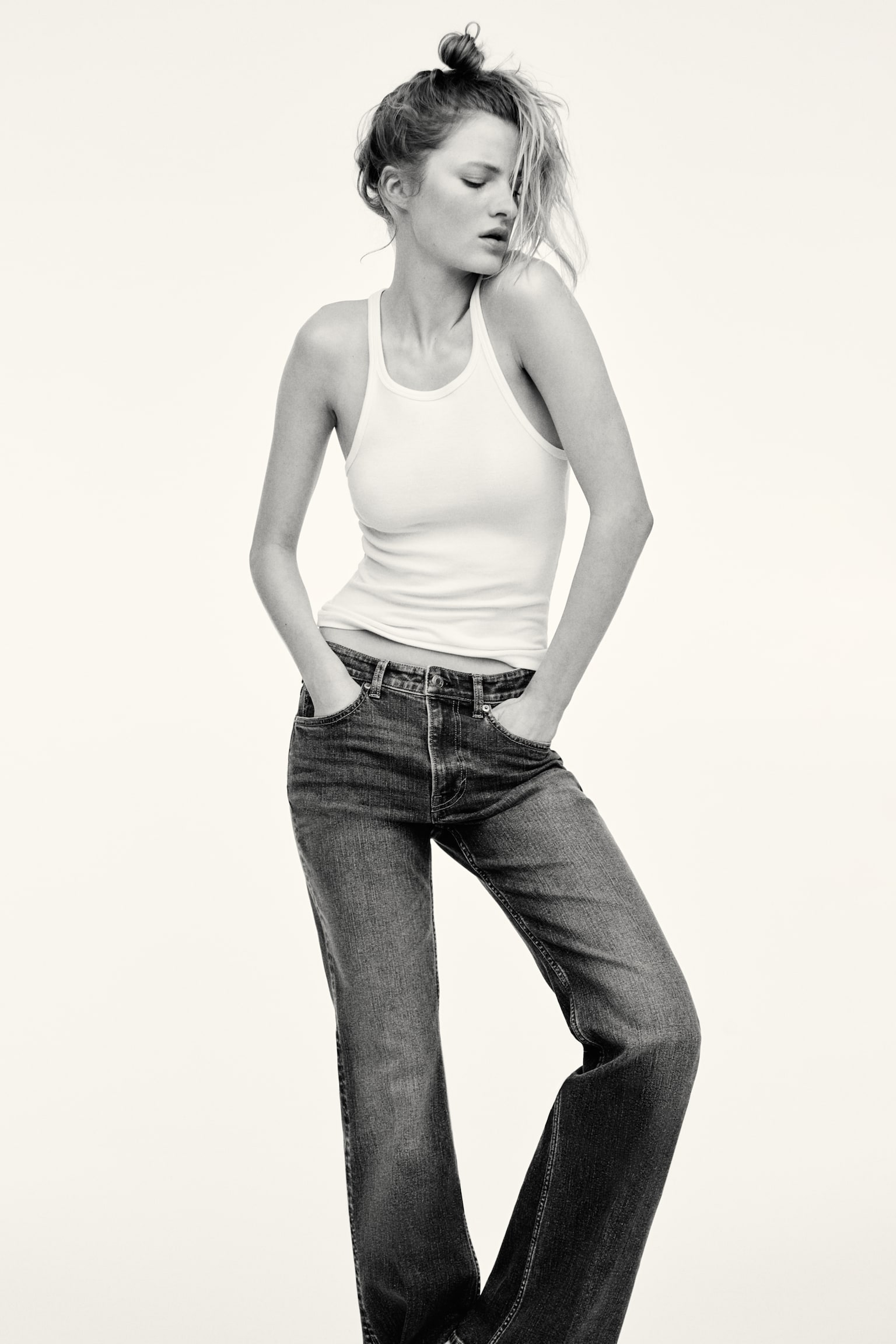 Flared High Jeans - Denimblauw/Denimblauw/Denimblauw/Licht denimblauw/Donker denimblauw/Wit/Donker denimblauw/Donkergrijs/Denimblauw/Denimblauw/Licht denimblauw - 1