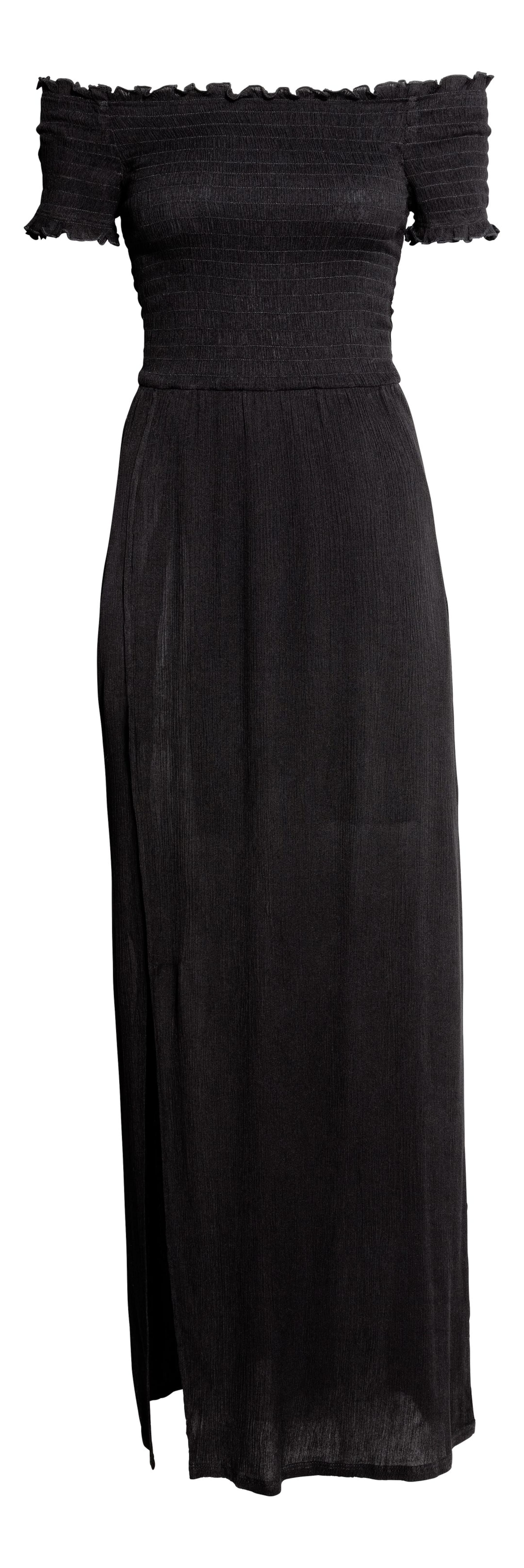View larger image: Off-the-shoulder maxi dress - Black - Ladies | H&M GB 1