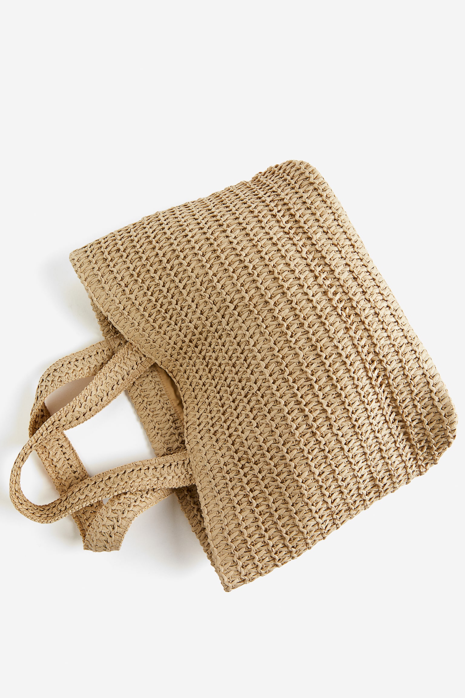 Straw Shopper - Beige - 7