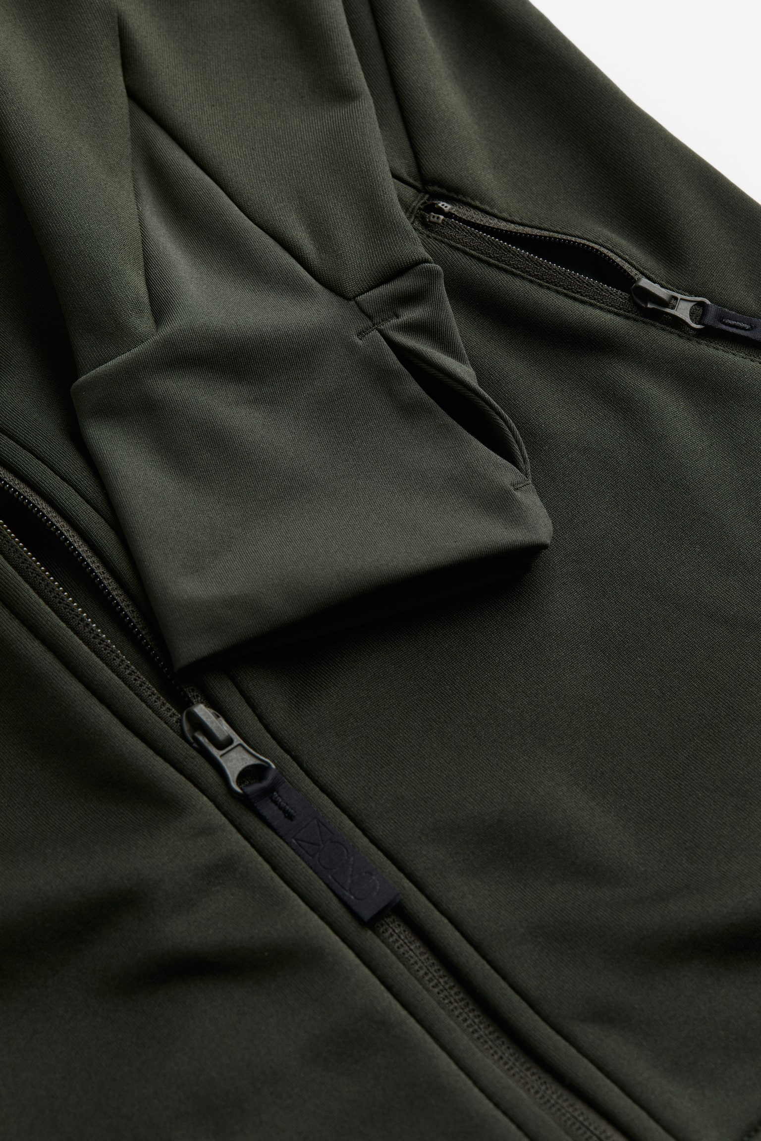 Hooded outdoor jacket - Dark green - 2