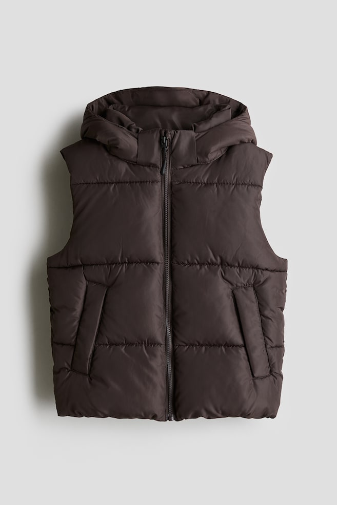 Puffer-Weste - Braun - 1