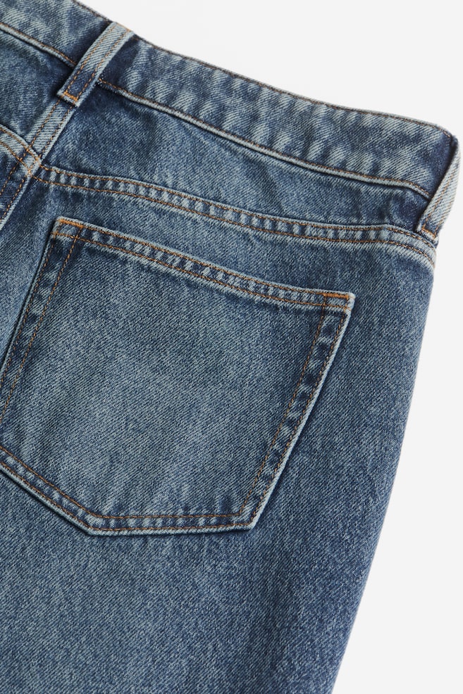Straight High Jeans - Blu denim medio/Blu denim - 6