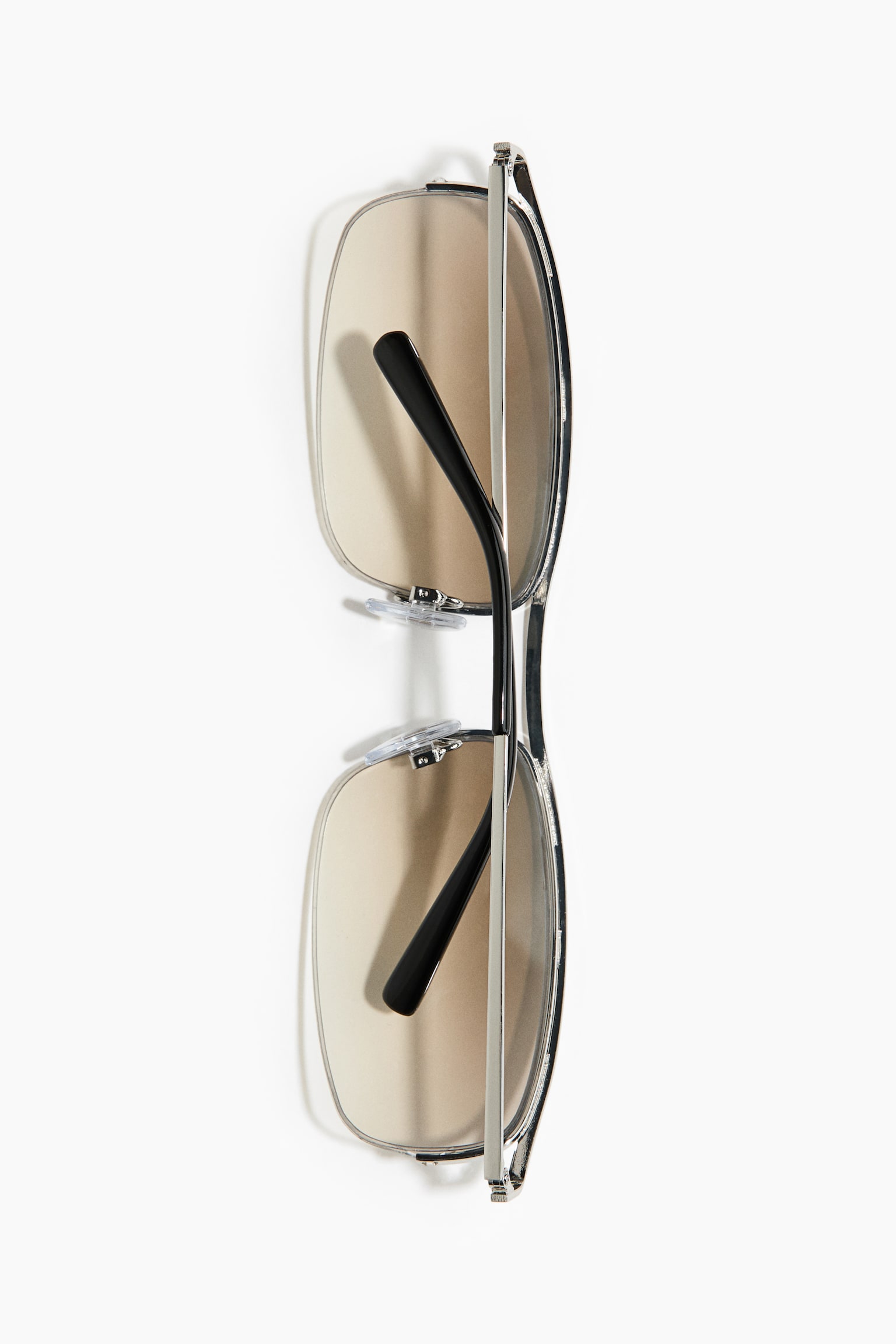 Женские солнцезащитные очки H&M Rectangular Sunglasses, цвет: Серебряный — фото 3