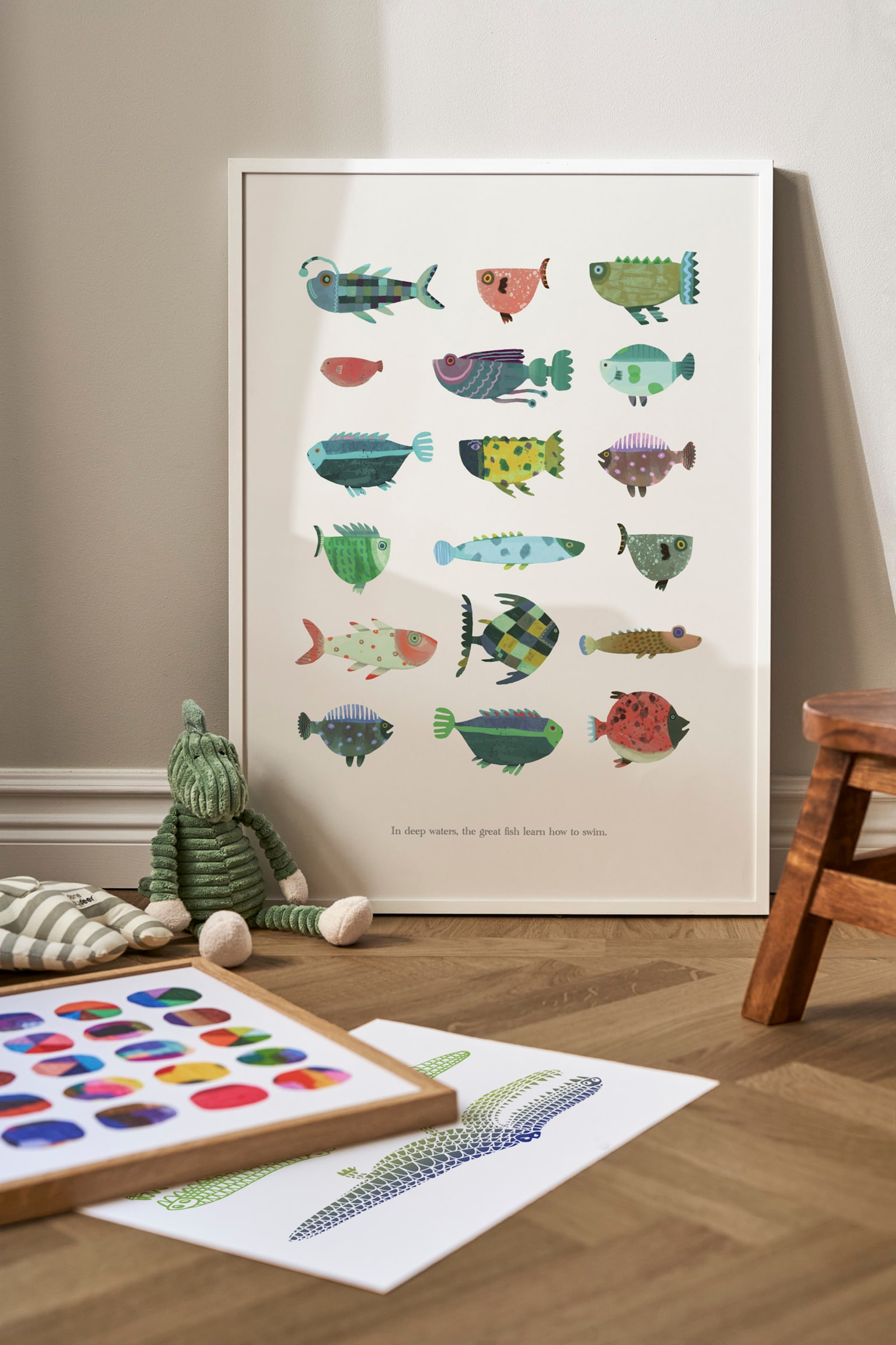 Great Fish Poster - Beige - 2