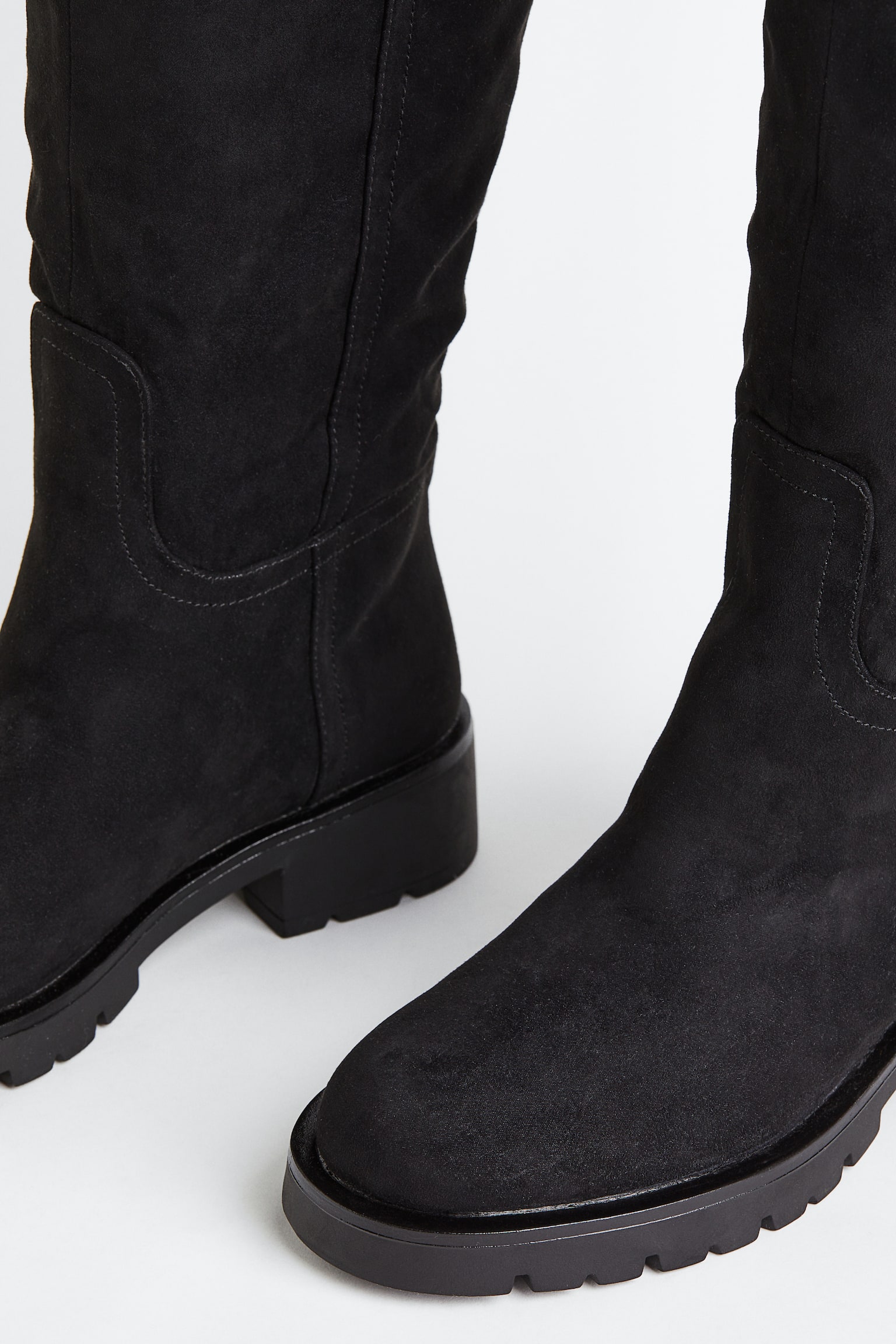 Warm Lined Boots - Black - 4