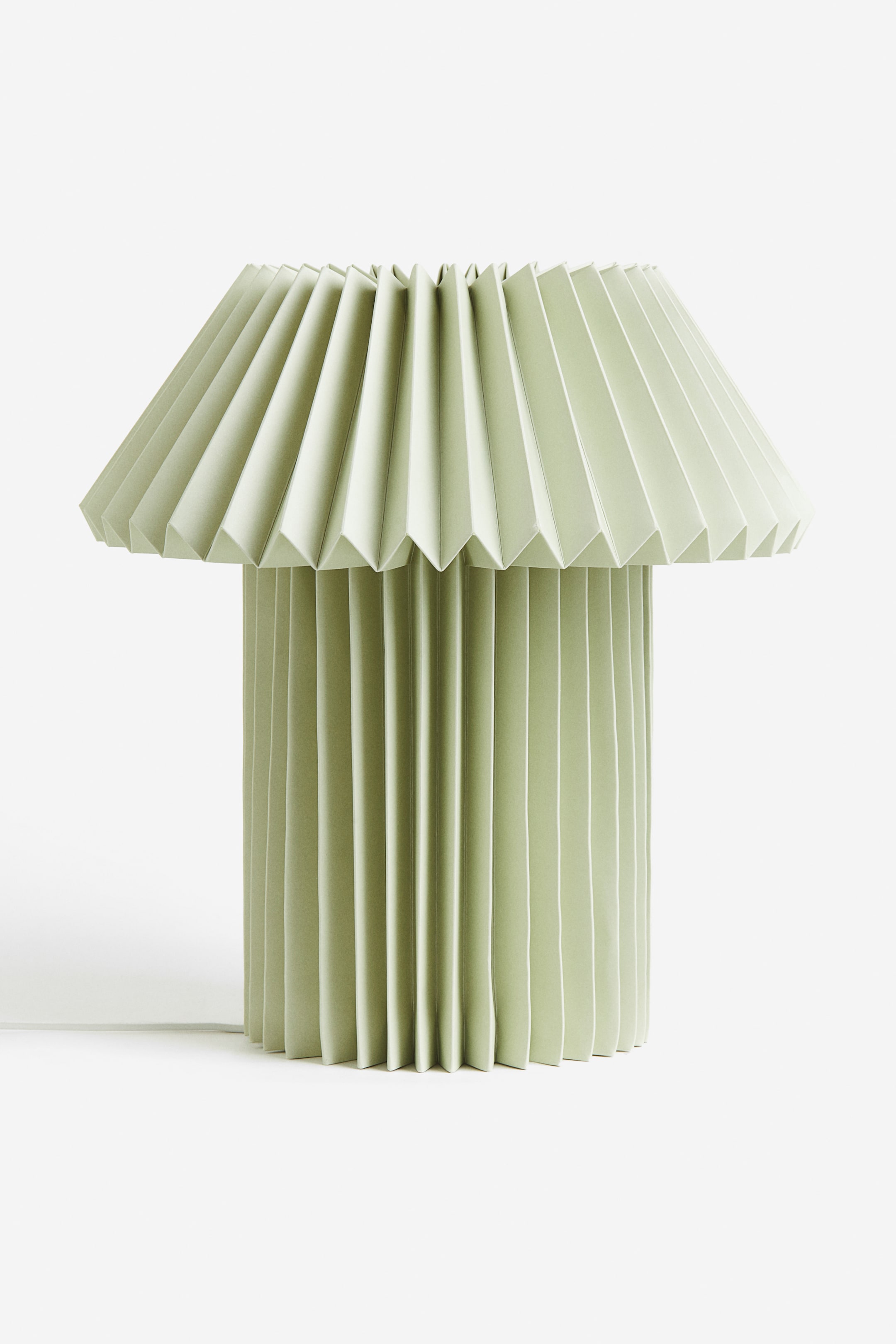 Pleated Paper Table Lamp