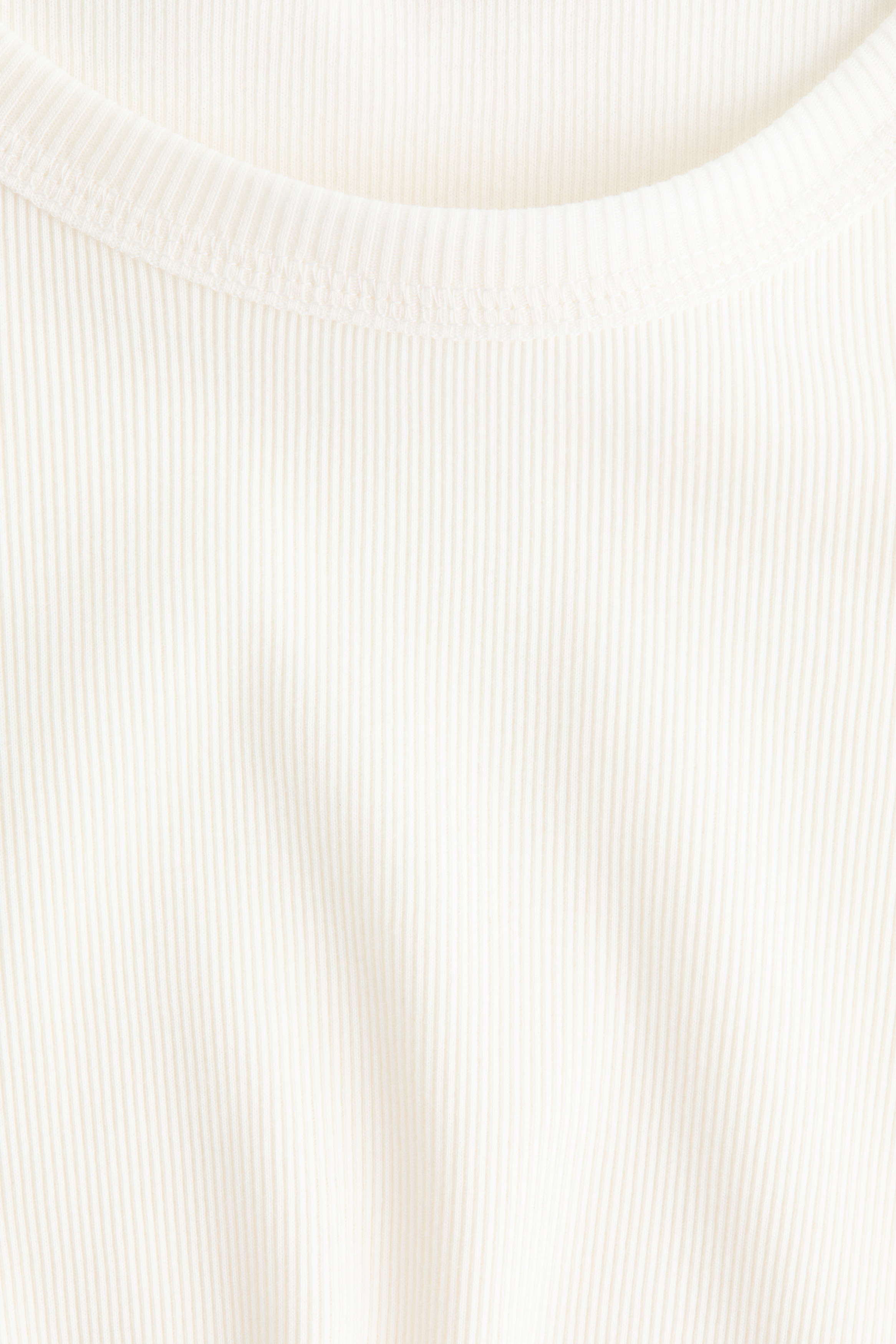 Ribbed Silk-Blend Top thumbnail 5