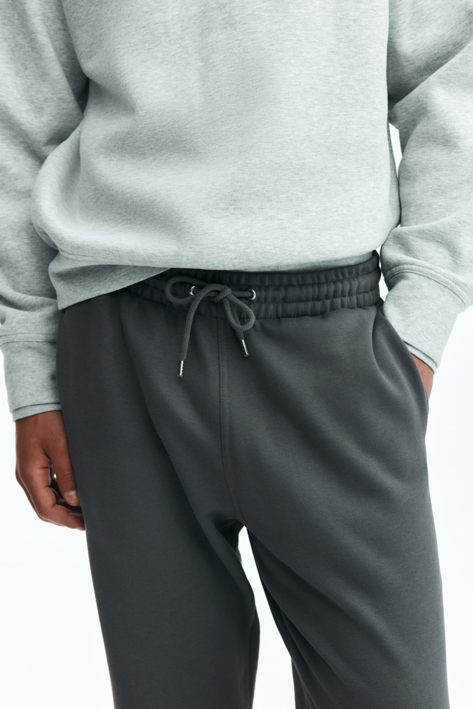 Regular Fit Sweatpants - Dark grey/Navy blue/Light grey marl - 3