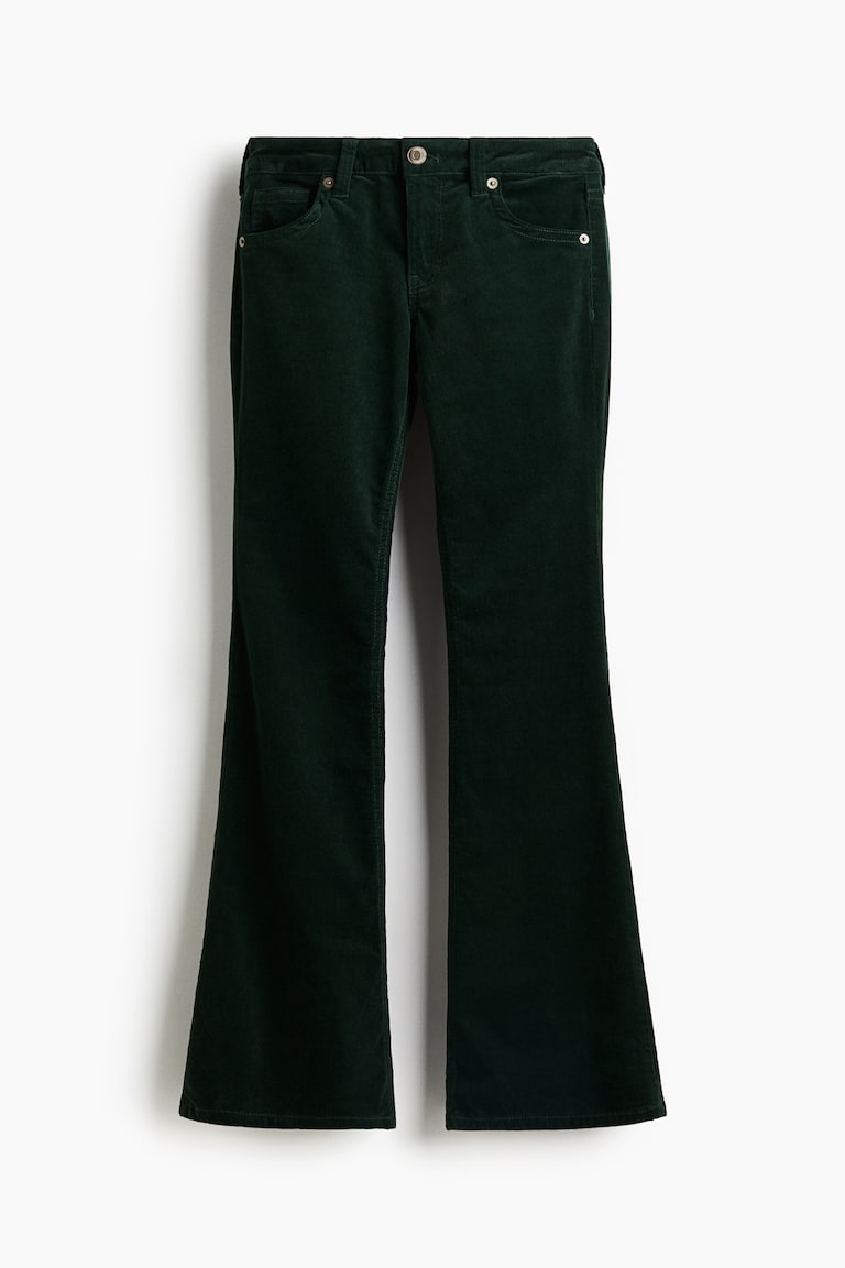 Zvonaste pantalone od rebrastog somota
