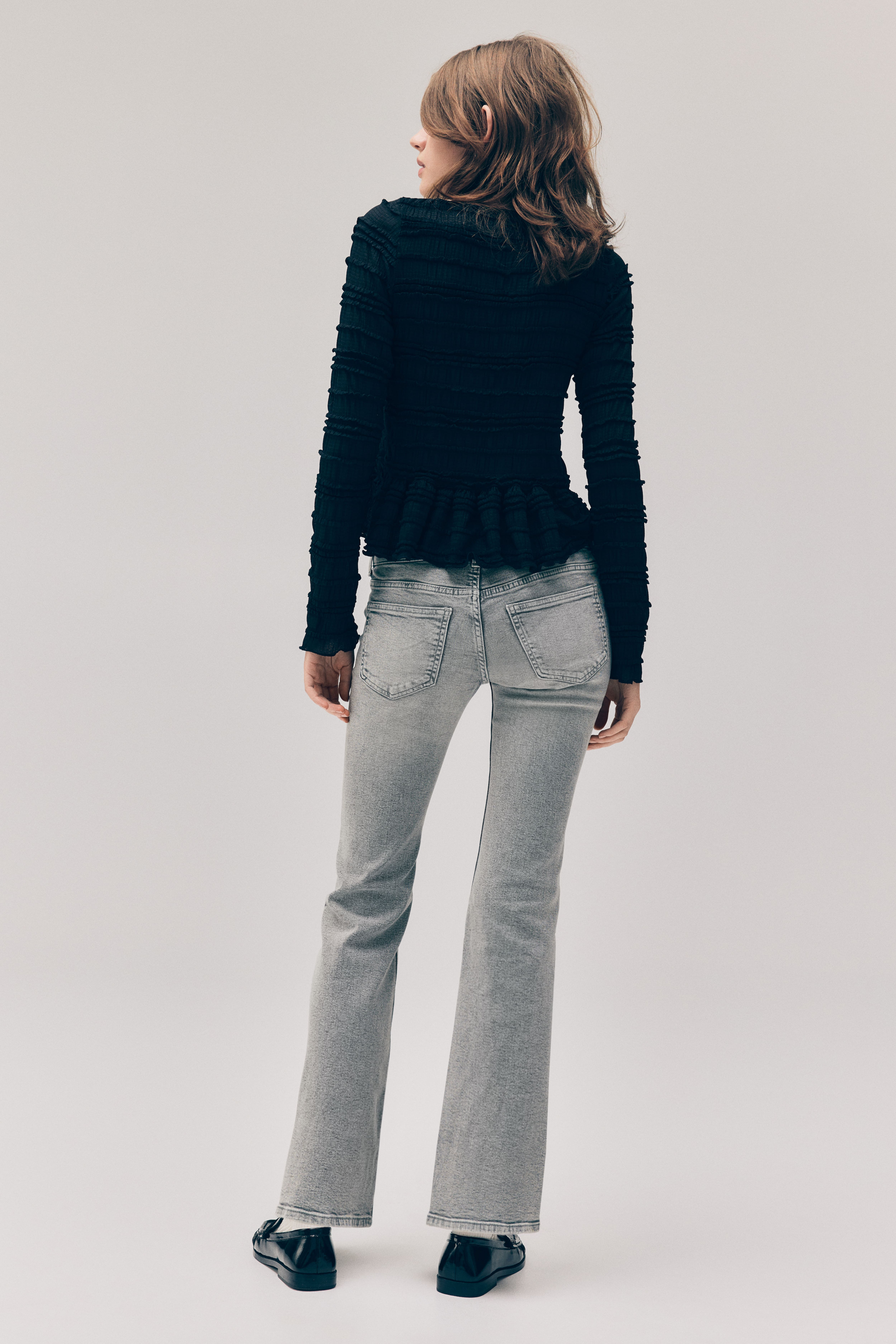 Flared Low Jeans
