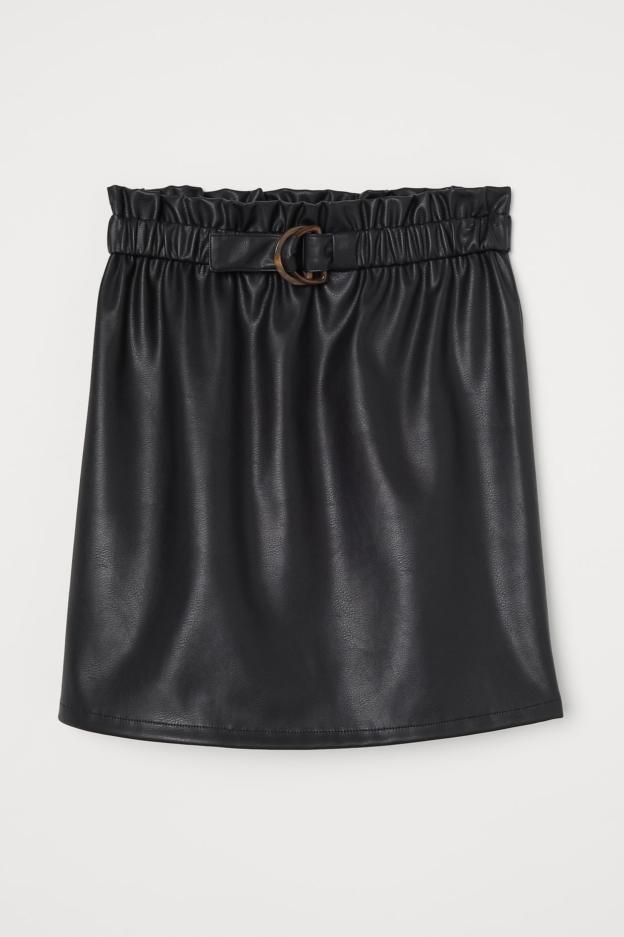 Belted Skirt - Short - Black - Ladies | H&M US