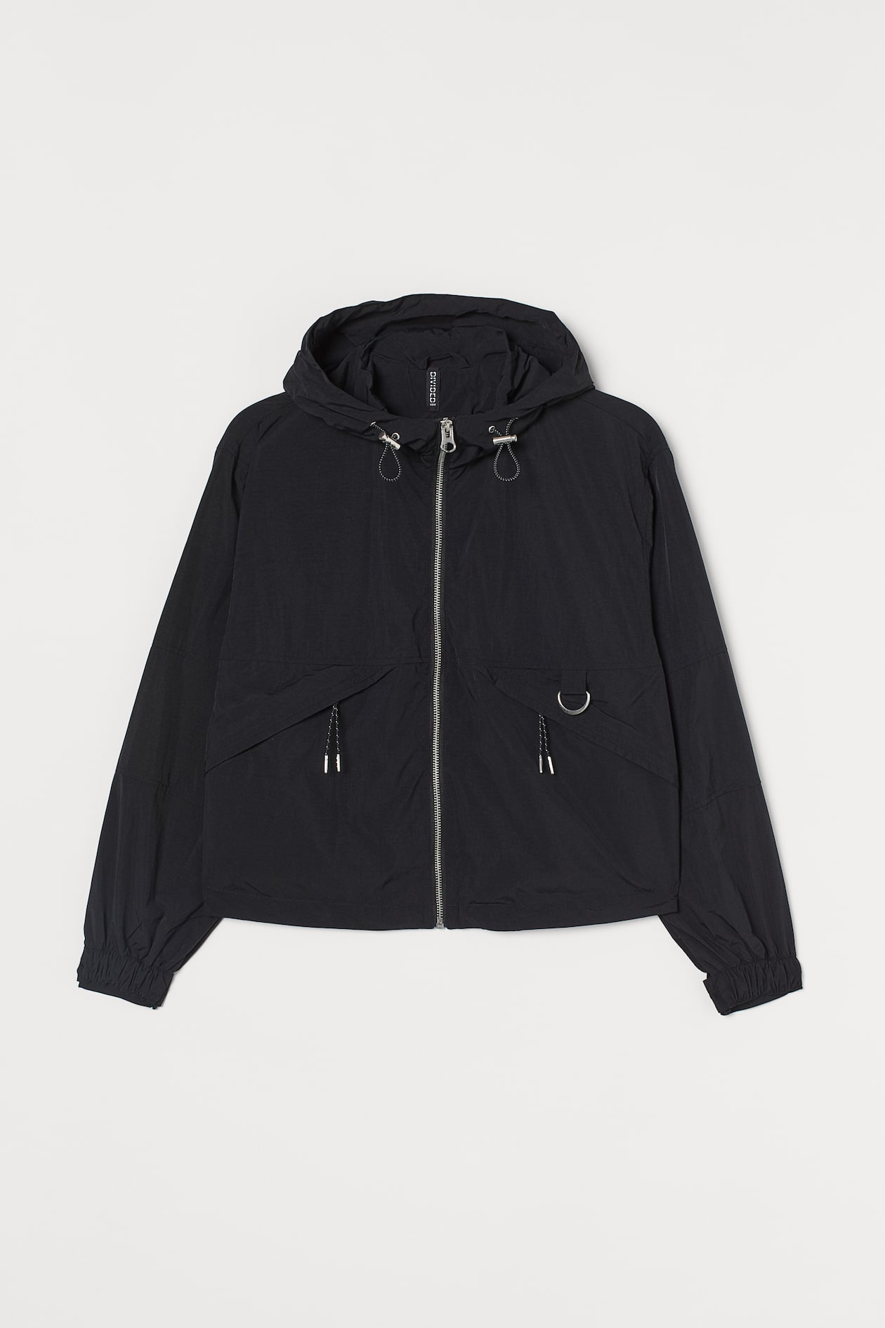 Nylon jacket - Long sleeve - Black - Ladies | H&M GB