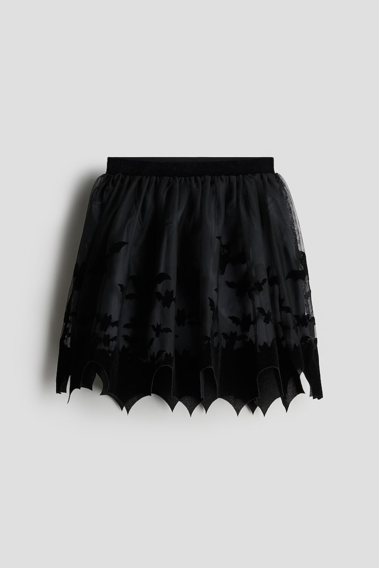 チュールスカート - ブラック／バット - Kids | H&M JP