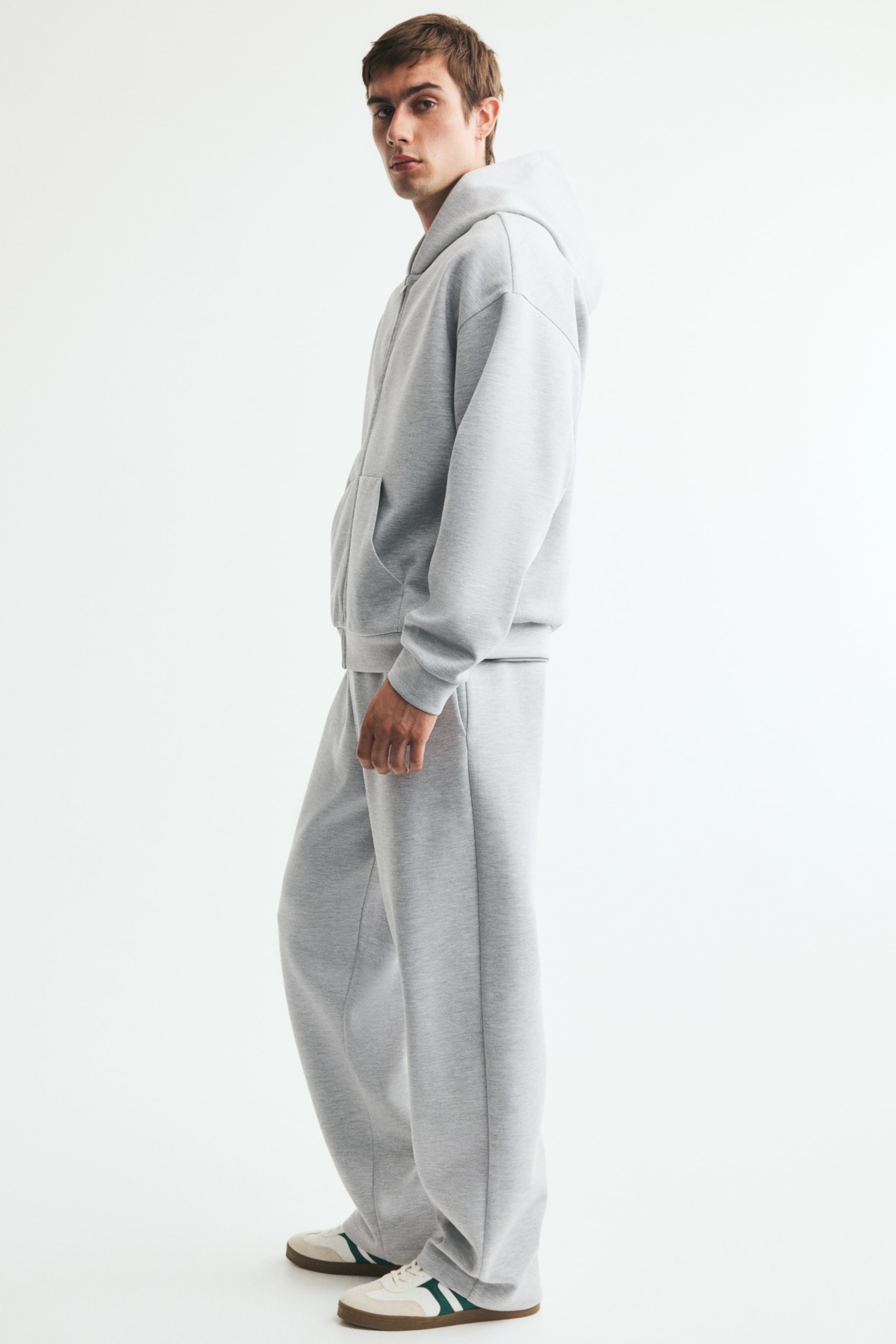 Relaxed-Fit Interlock Sweatpants