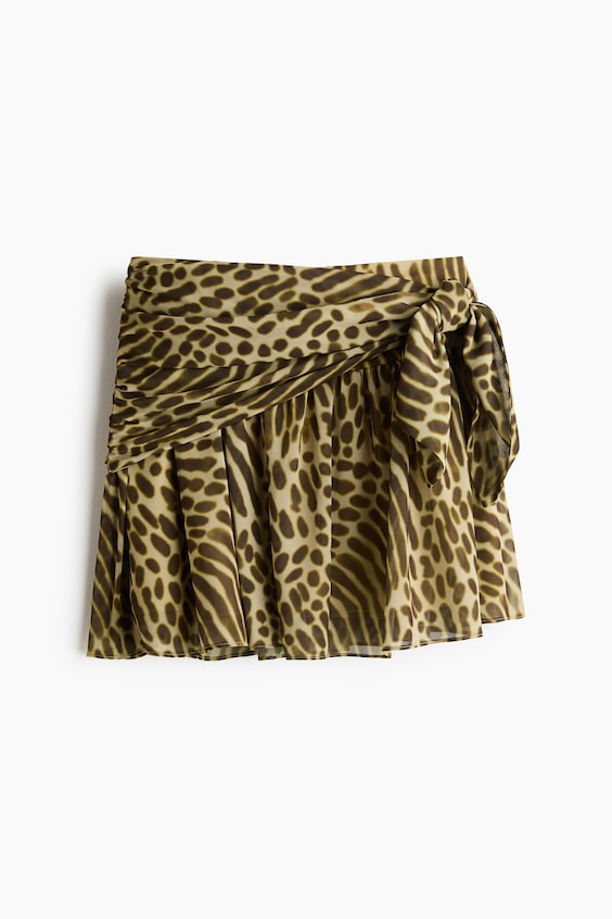 Женские юбки H&M Tie-Detail Flared Skirt