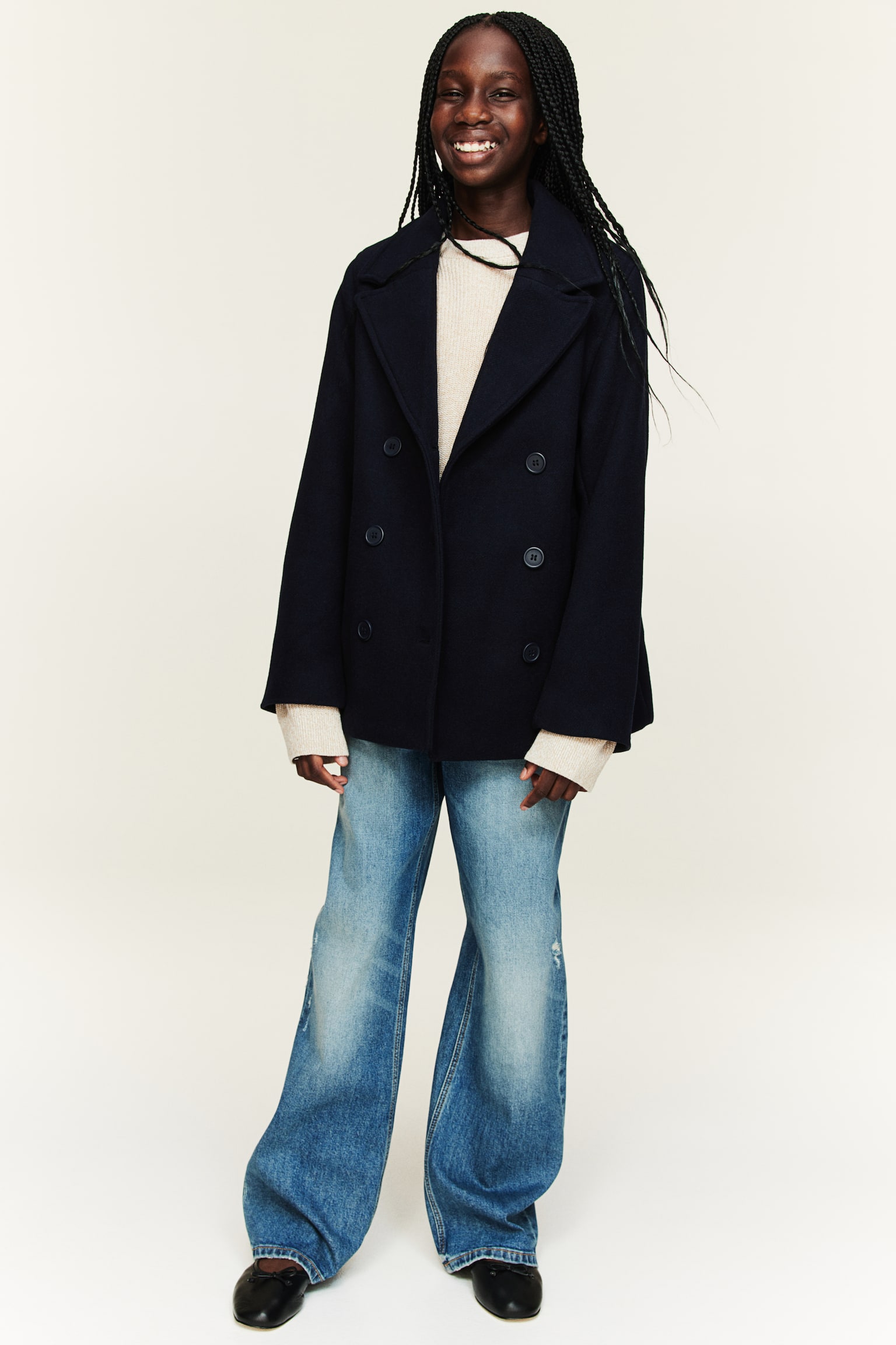 Pea coat - Navy blue - 2