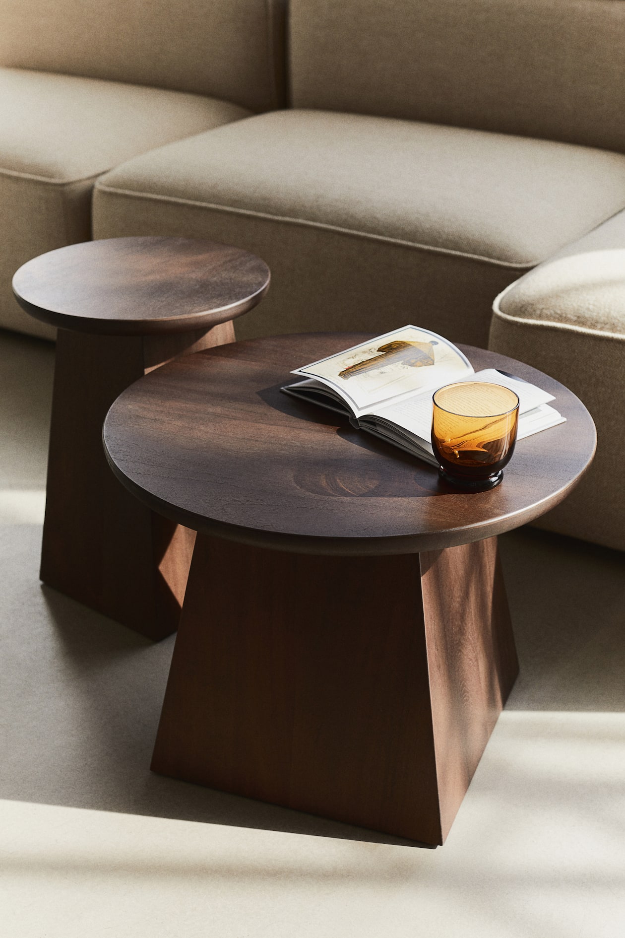 Dark brown Large side table at H&M Home | H&M GB