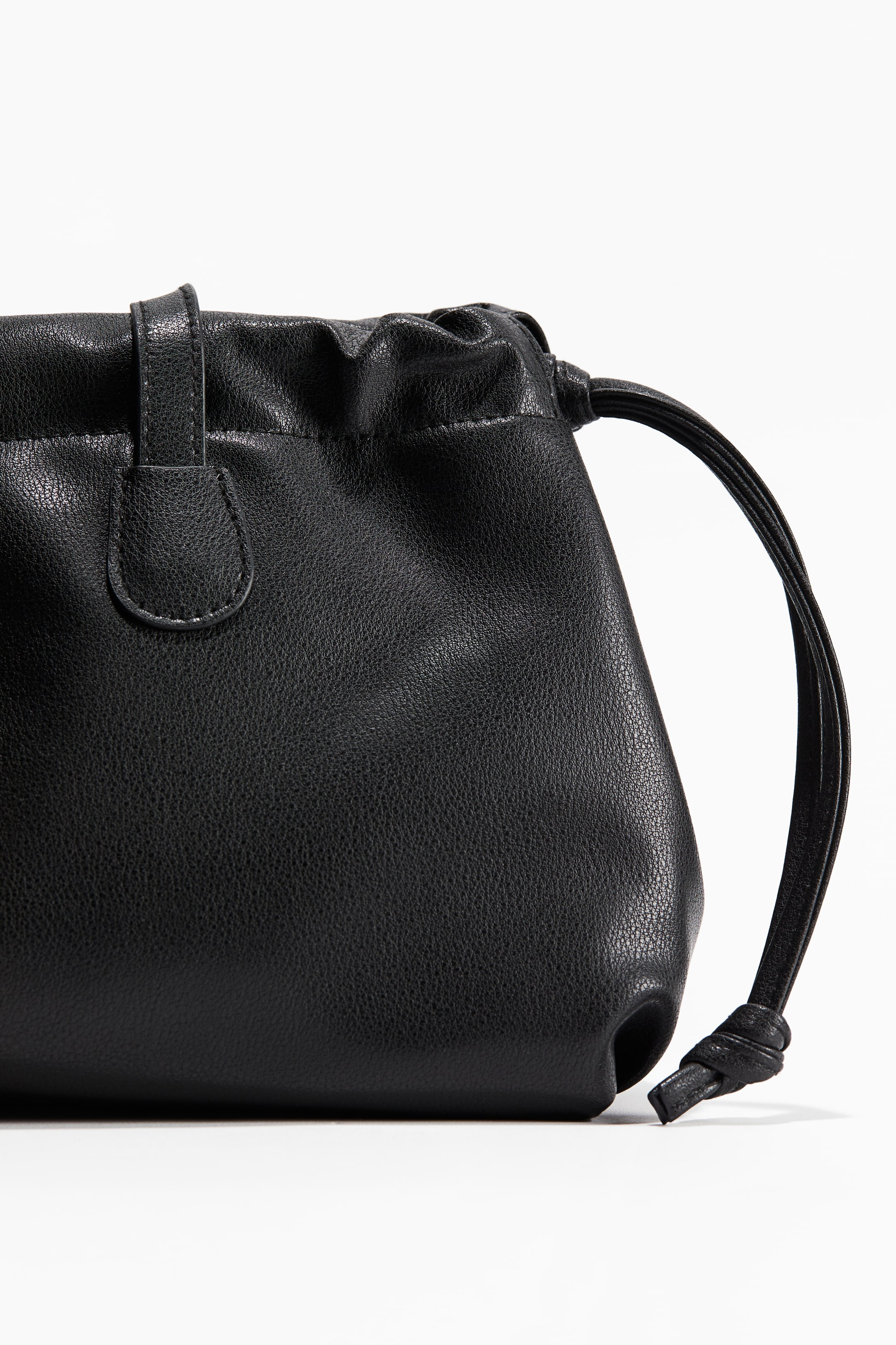 Drawstring-detail shoulder bag