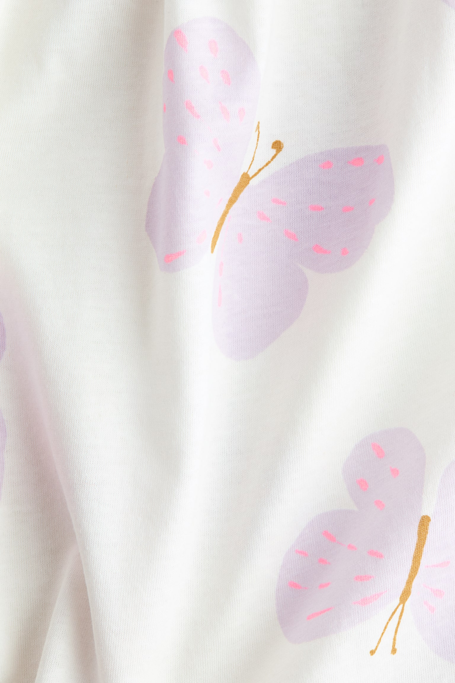 Ladybug Dress - White/butterflies/Multicolored/striped/Cream/floral/Light blue/floral/Cream/butterflies/Light blue/striped/White/watermelons/White/La Dolce Vita/White/pink floral/Light blue/butterflies/Light pink/fruit/Light blue/bows/Light pink/unicorns/Light green/cherries/Light green/hearts/Beige/leopard print/Yellow/lemons/Light pink/strawberries/Light pink/swans/Peach/teddy bears/Cream/hearts - 2