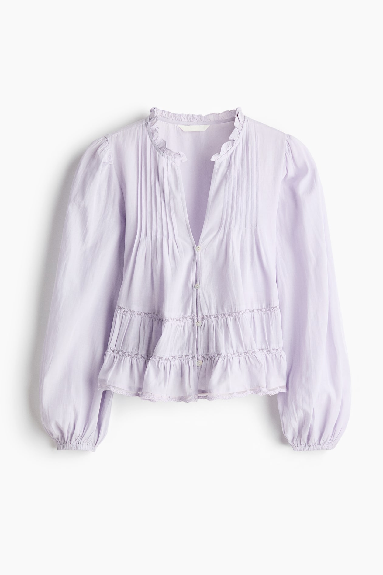 Pintucked blouse