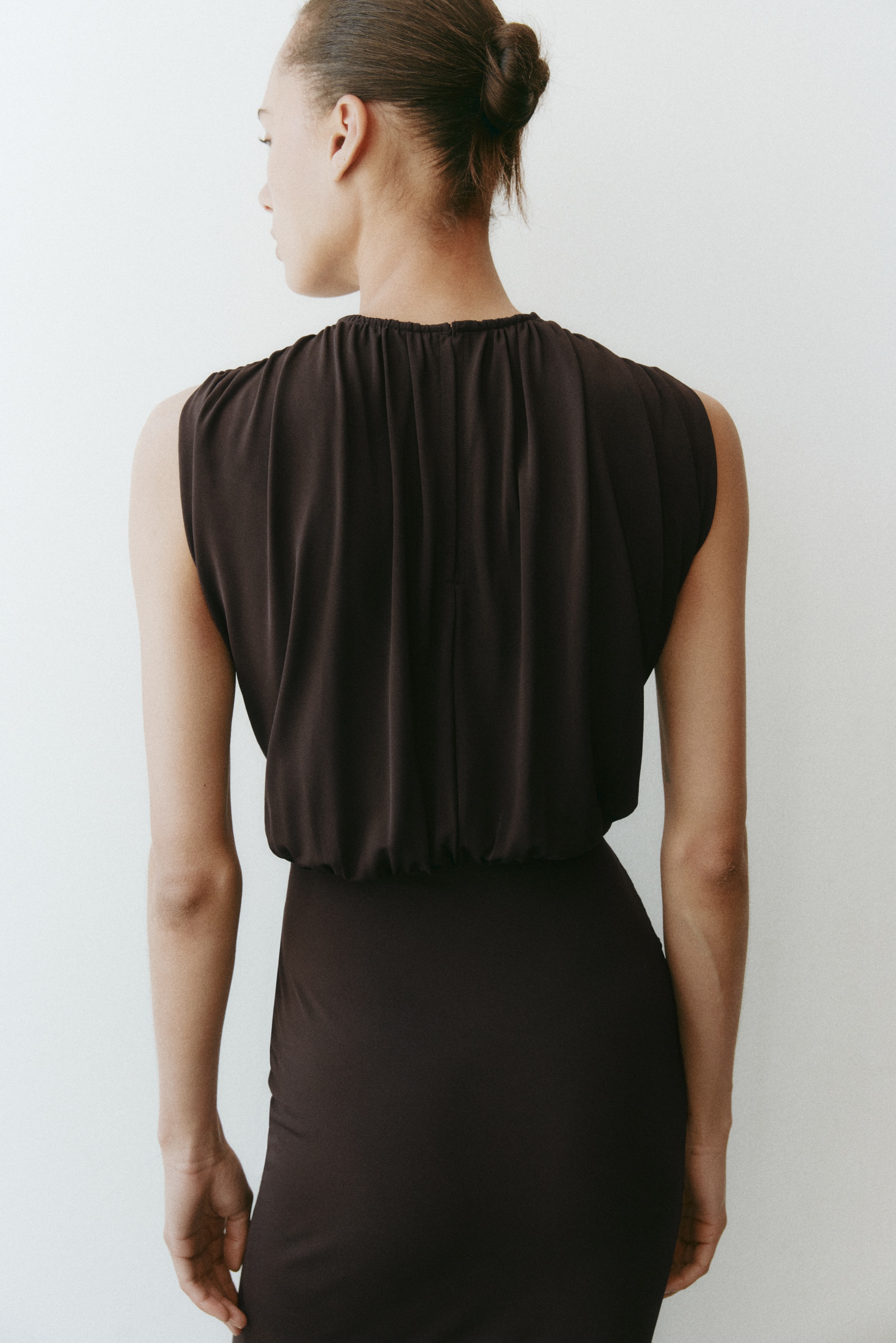 jersey knit prom dresses Jersey Open-Back La Femme Long Prom Dress main image 1