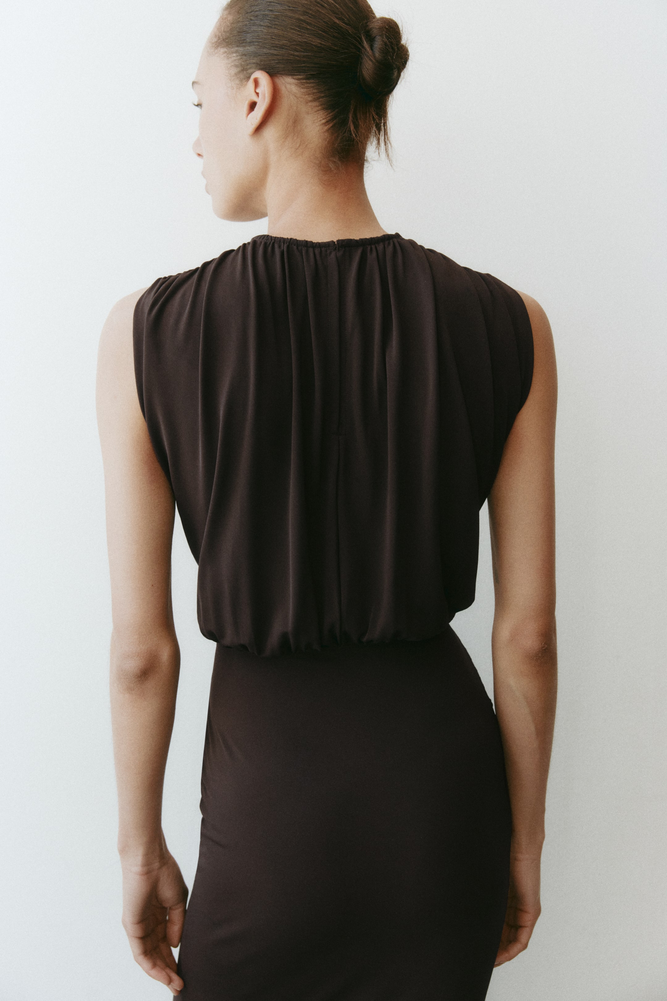Draped Jersey Dress
