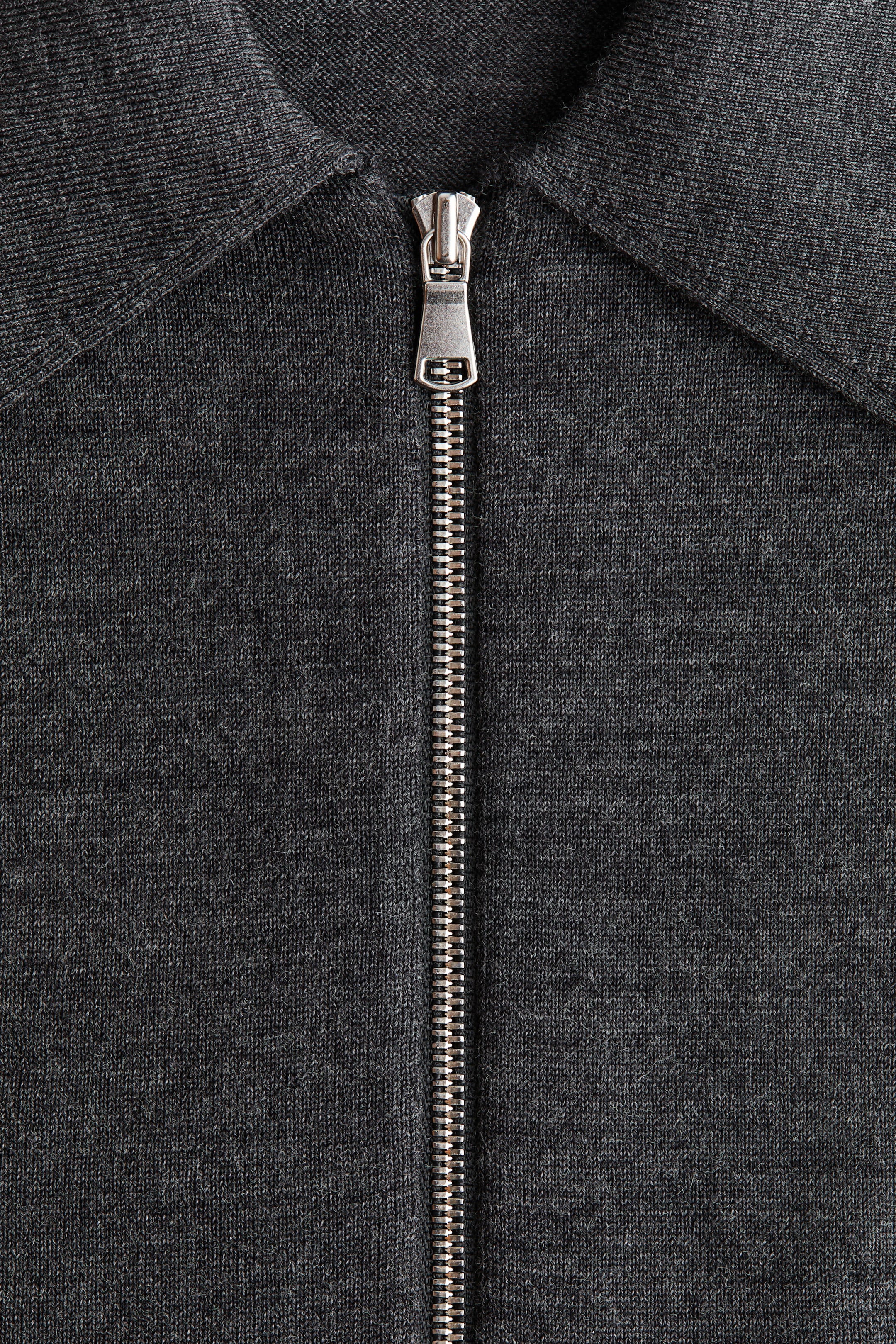 Fine-Knit Merino Wool Polo Shirt