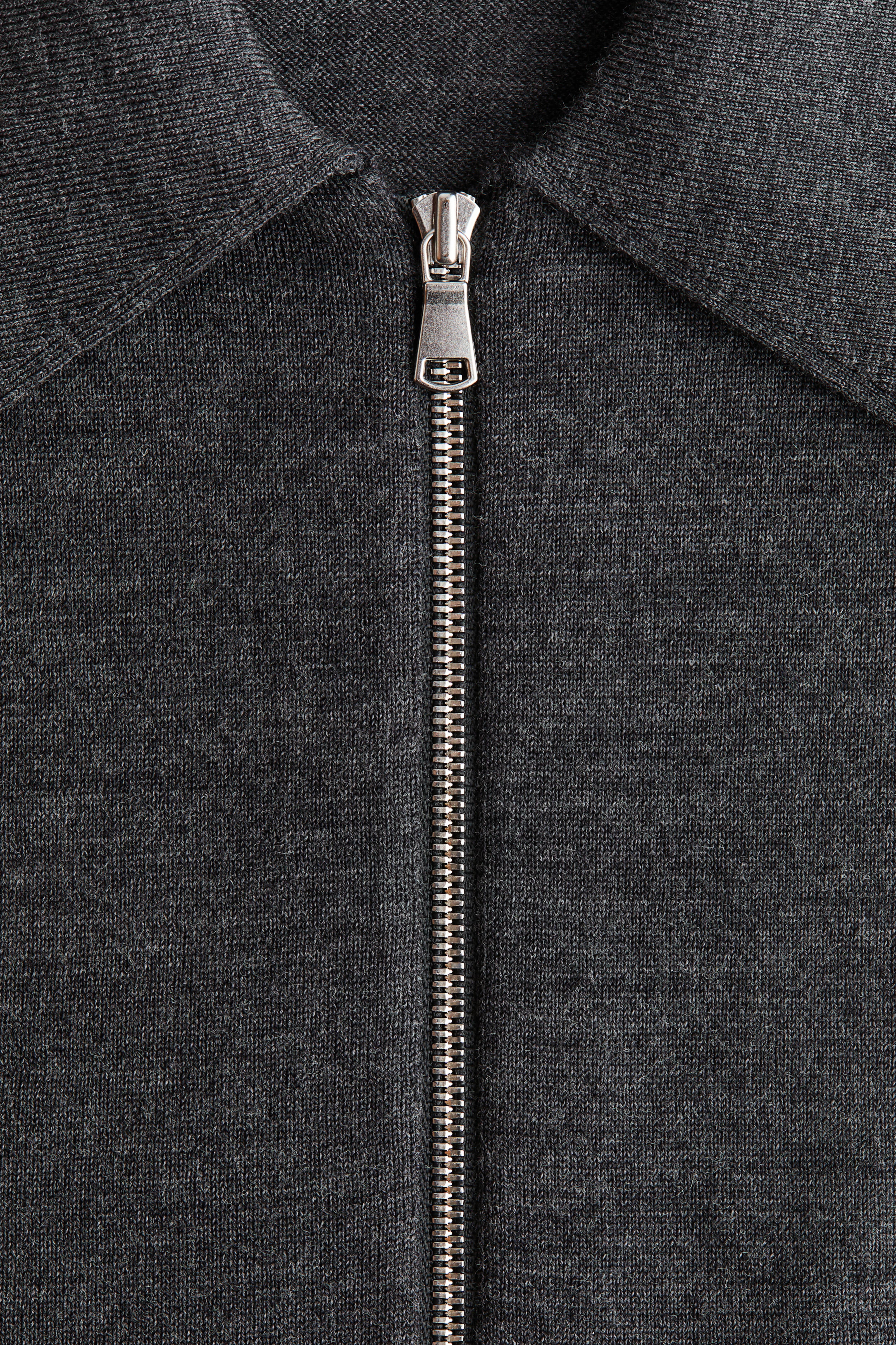 Fine-Knit Merino Wool Polo Shirt