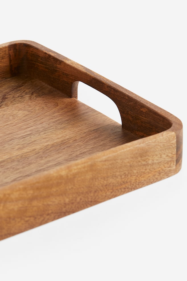 Wooden tray - Beige - 2