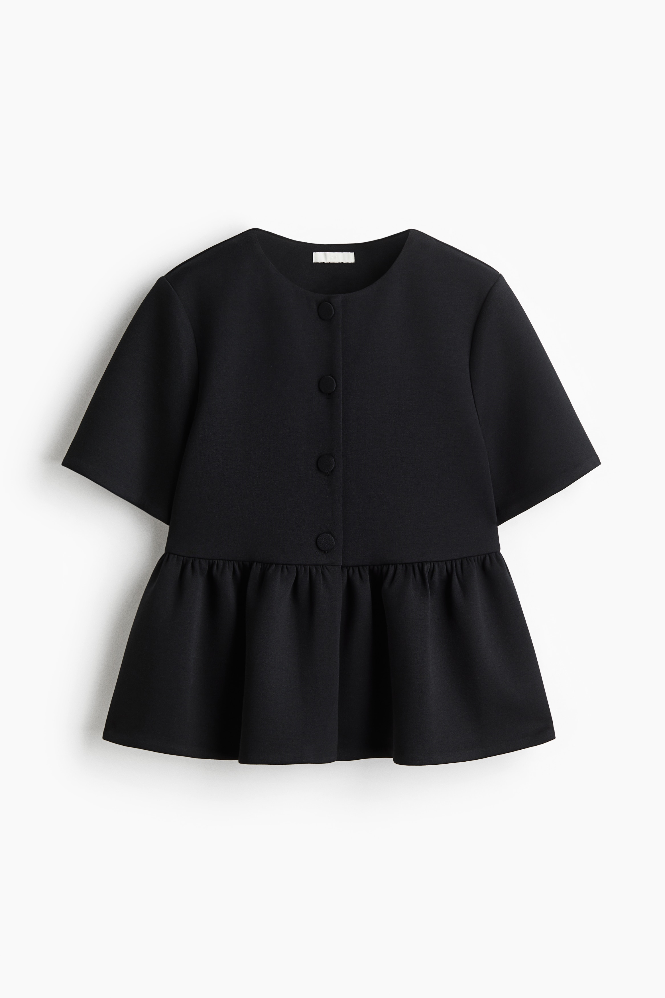 Scuba-peplum-pusero - Musta/Punainen