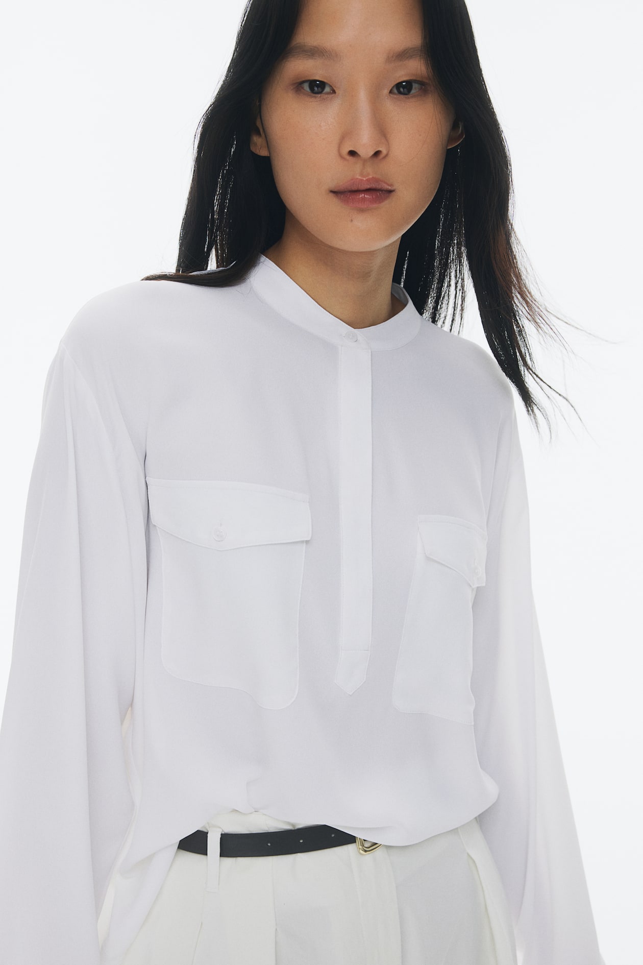 Piega Cartamodelli Bluse Estive Camicetta Con Collo Alla Coreana