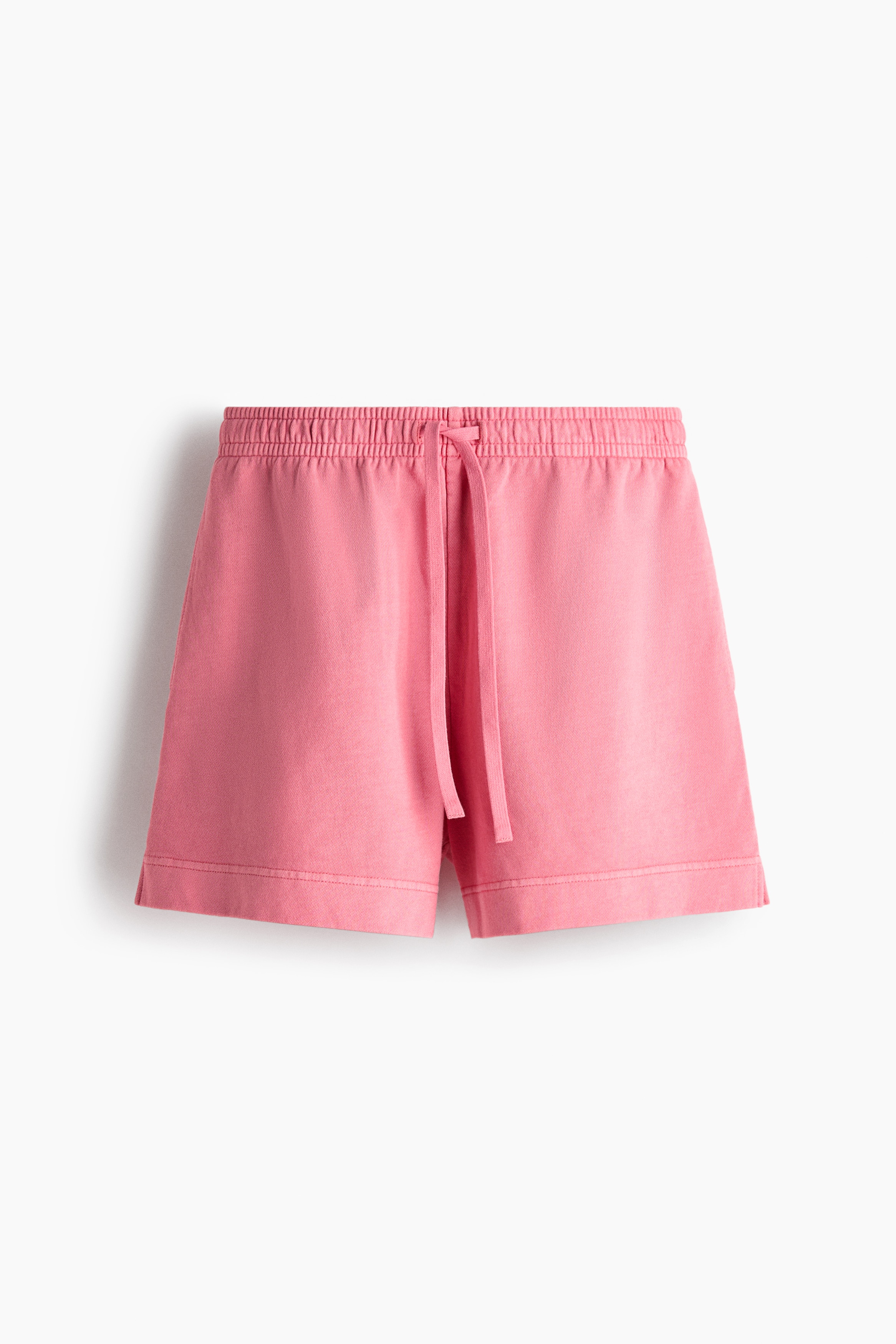 Washed Cotton Sweatshorts - Pink/Light beige/Light taupe/Dusty pink