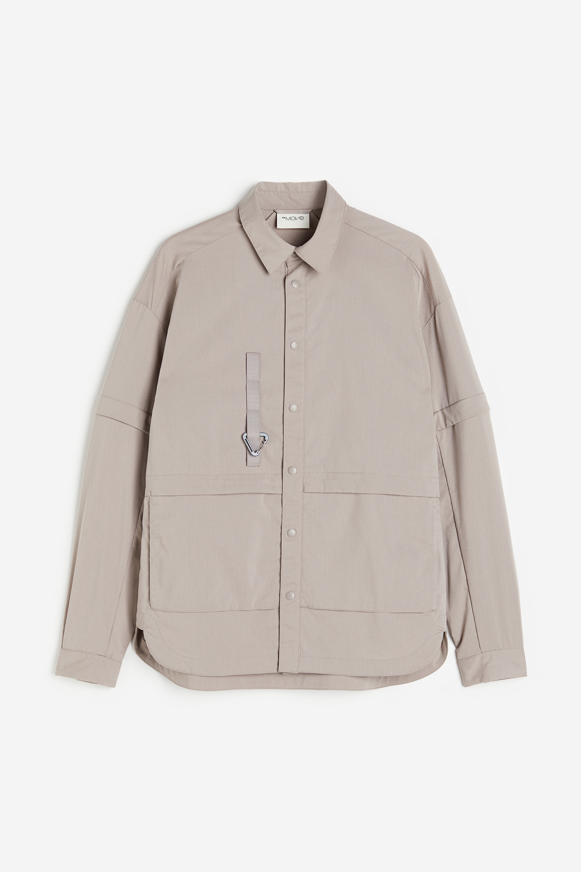 Water-repellent Shirt with Detachable Sleeves - Long sleeve 