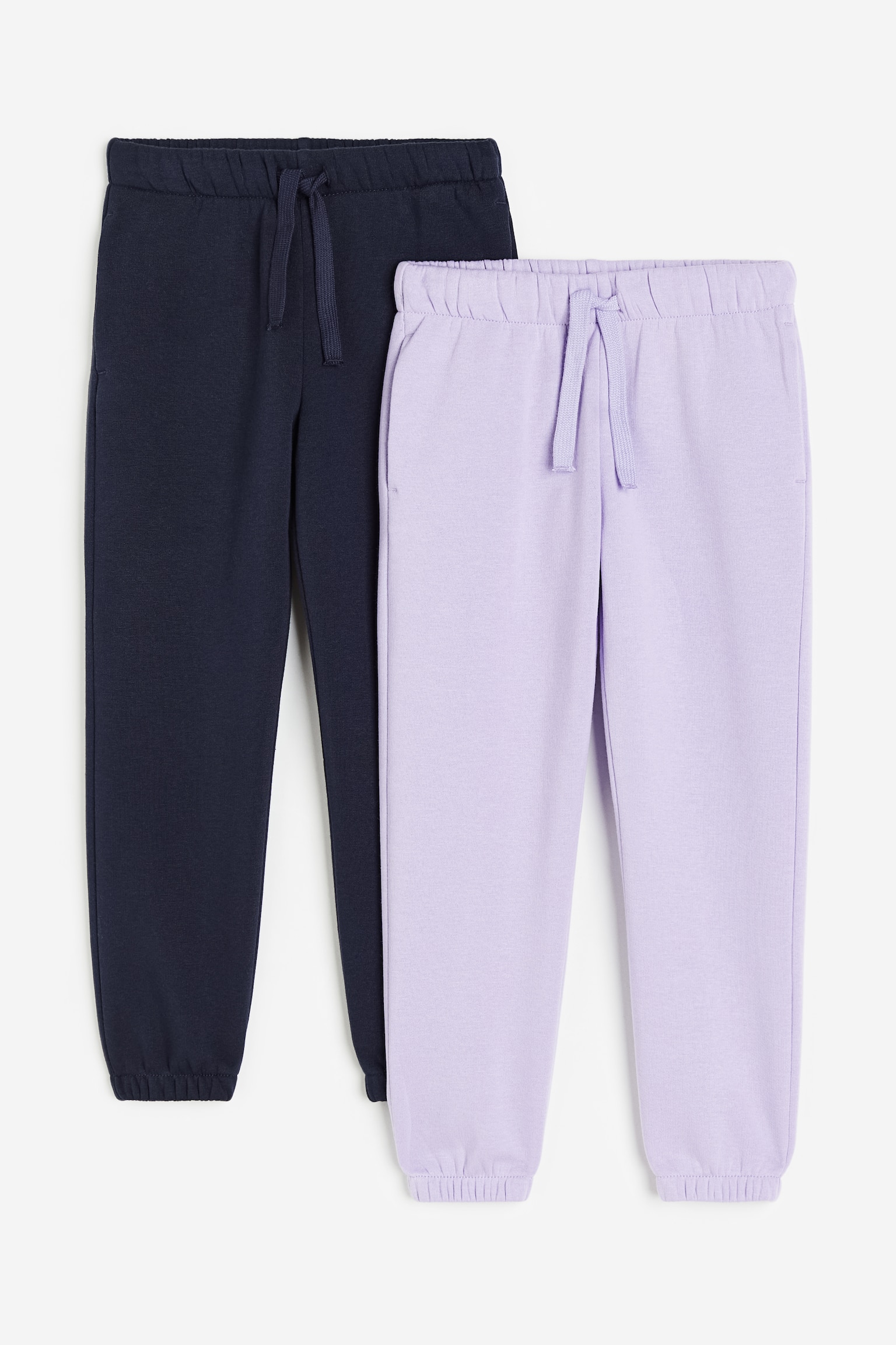 2-pack Track Pants - Light purple/Navy blue/Light blue/Light pink - 1