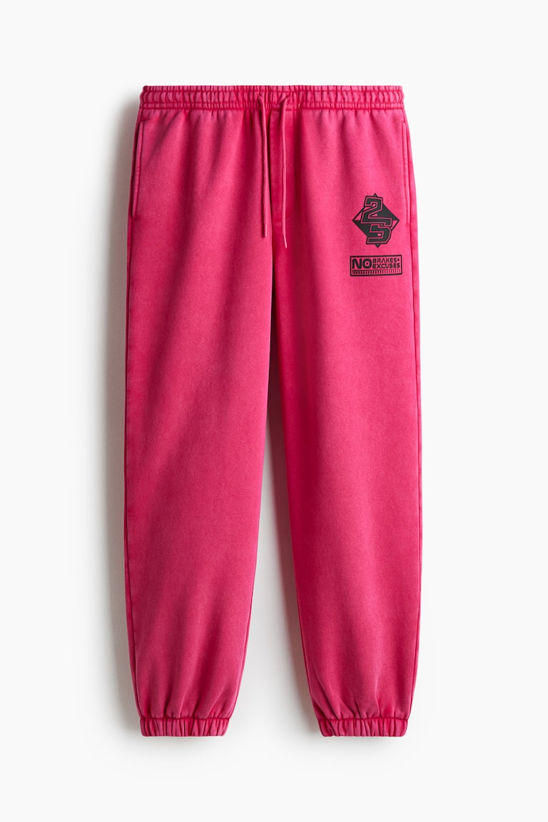 H&M Warming Regular Fit T-shirt — Relaxed Fit Print-motif sweatpants