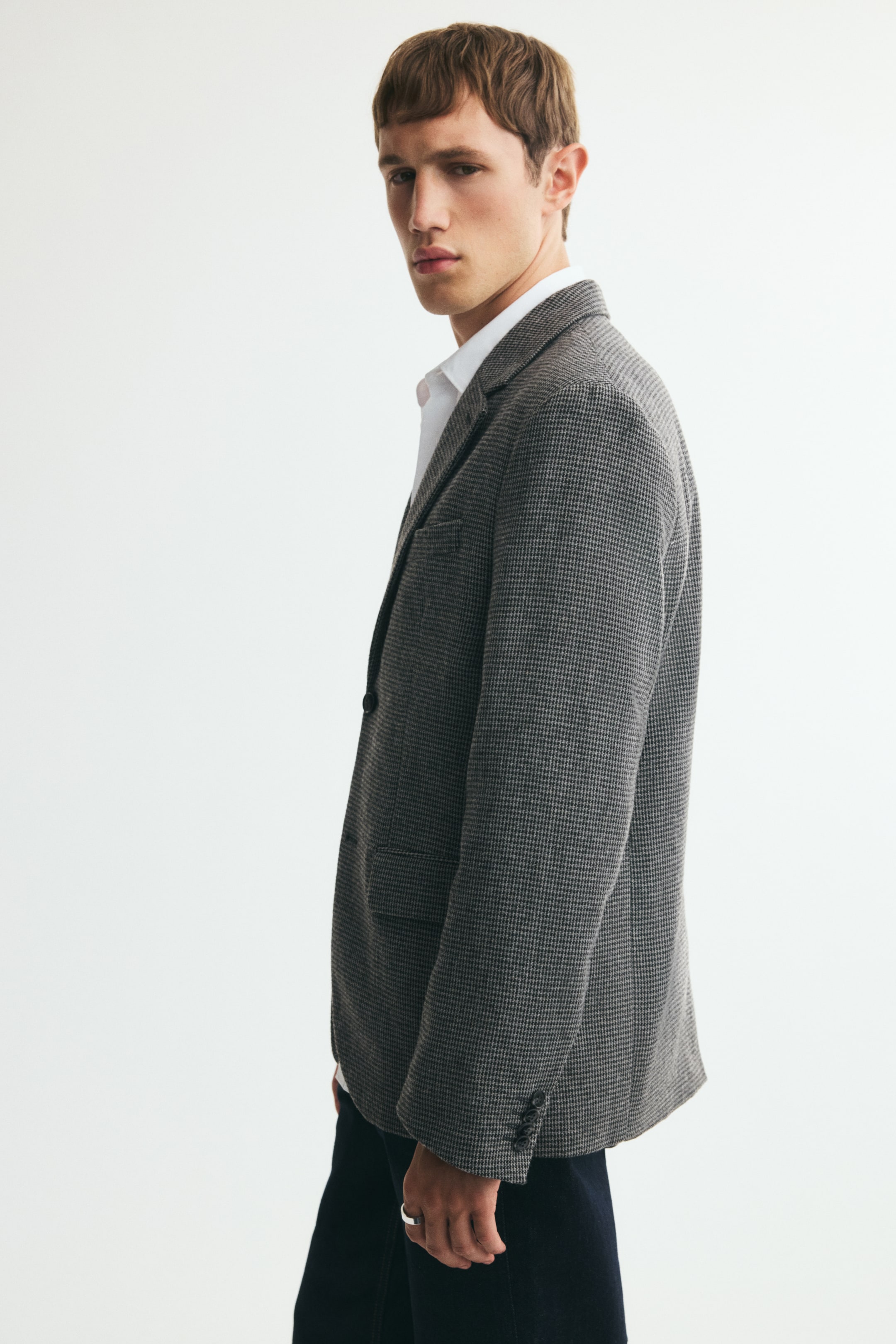 Relaxed-Fit Wool-Blend Jacket