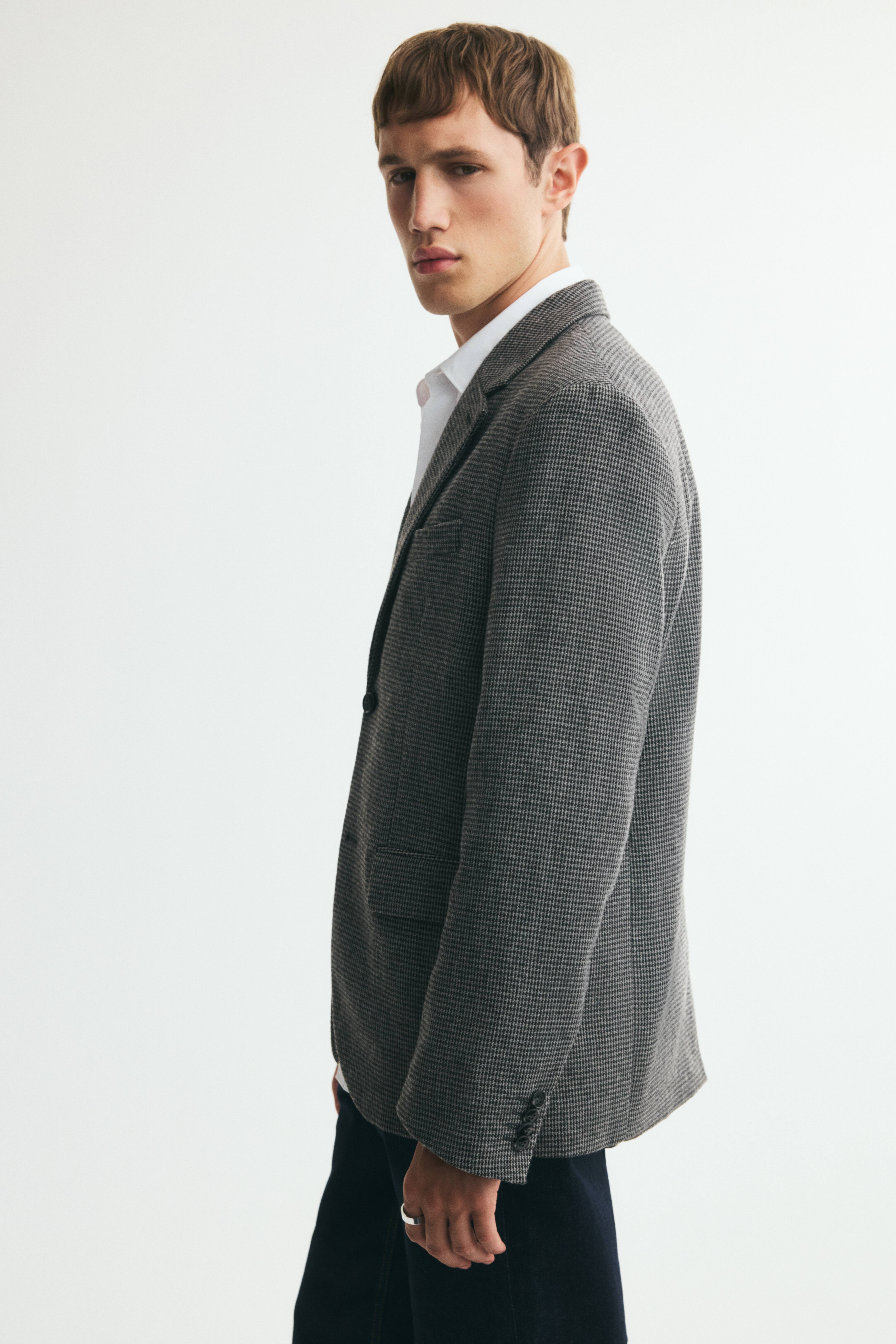 Relaxed-Fit Wool-Blend Jacket