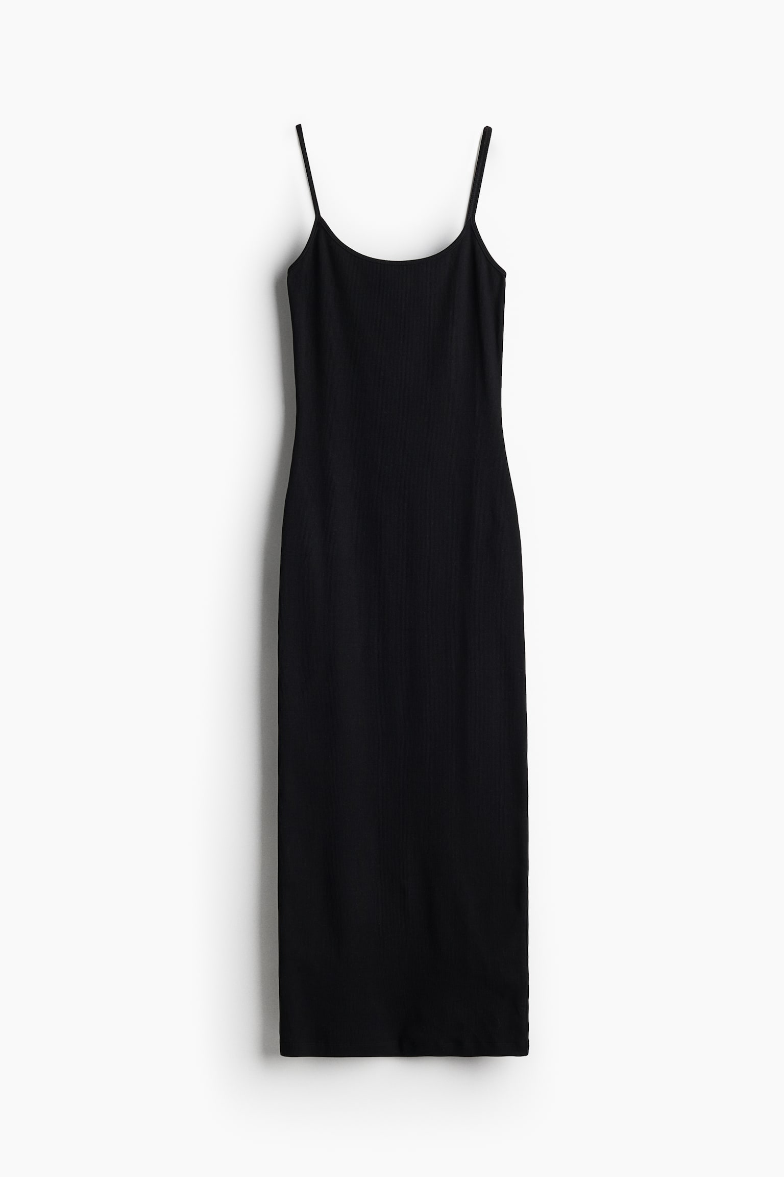 Long Strappy Dress - Black/Greige/Dark grey - 1