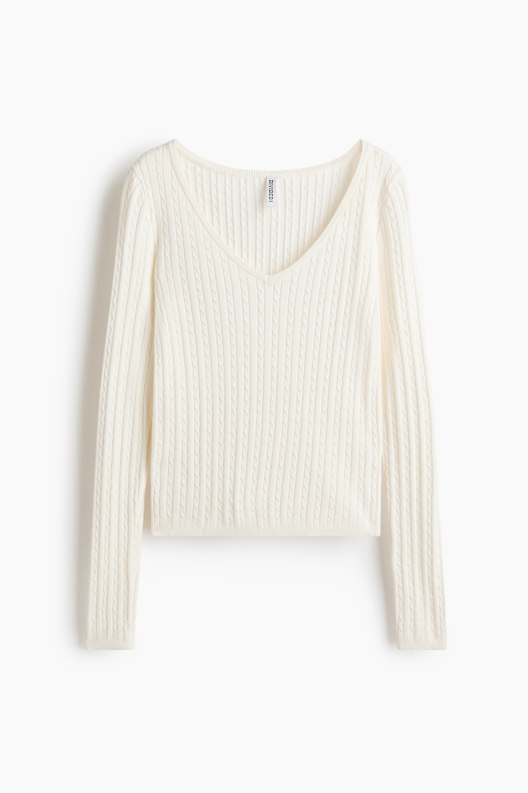 Cable-Knit Viscose-Blend Sweater