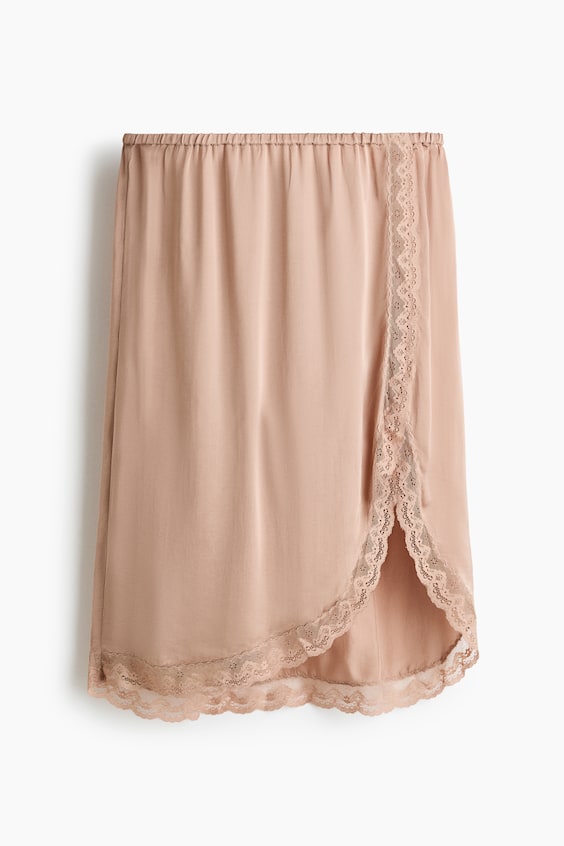 Женские юбки H&M Viscose Satin Skirt