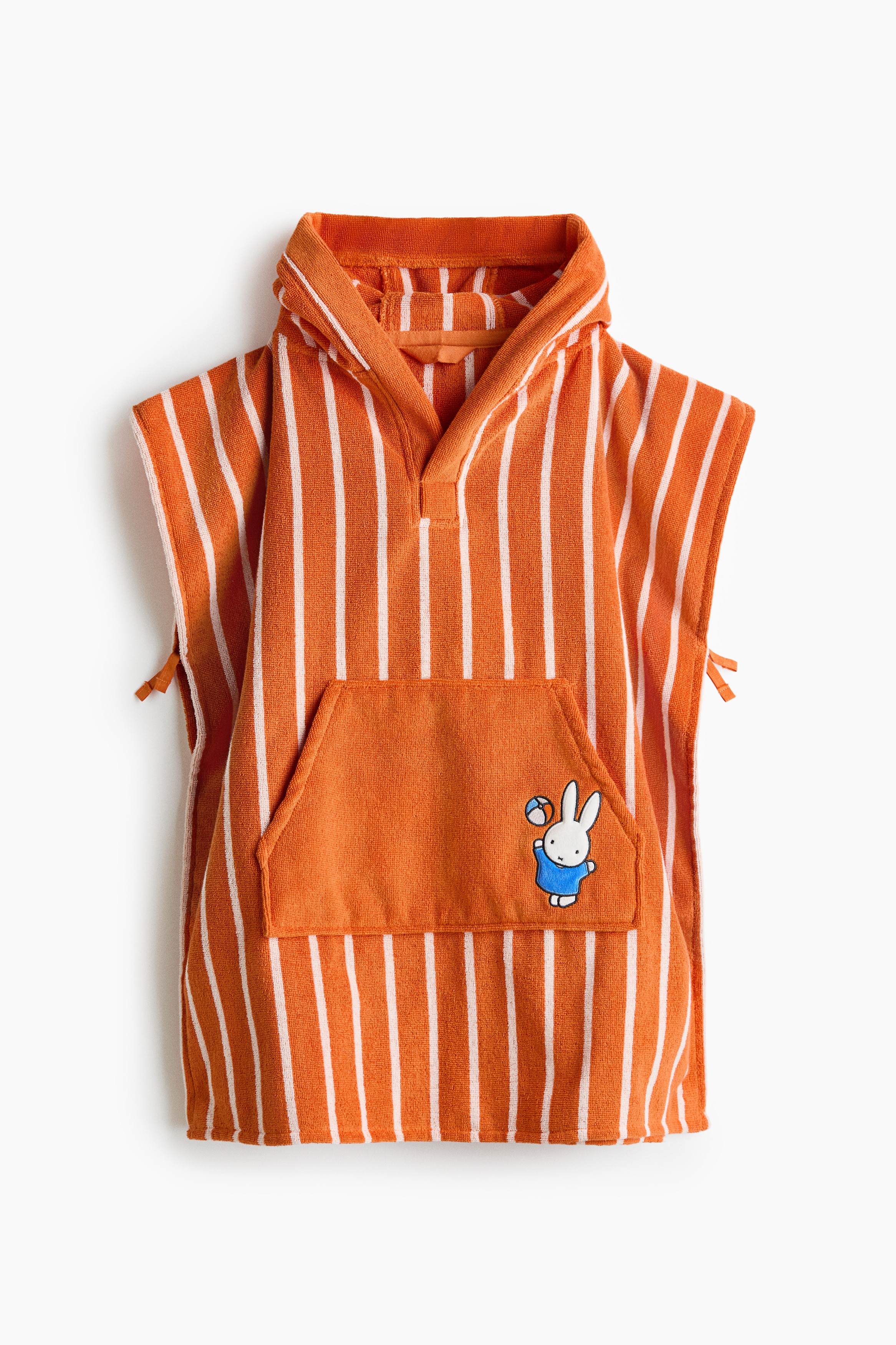 Orange/Miffy Cape-Style Towel with Appliqué at H&M Home | H&M US