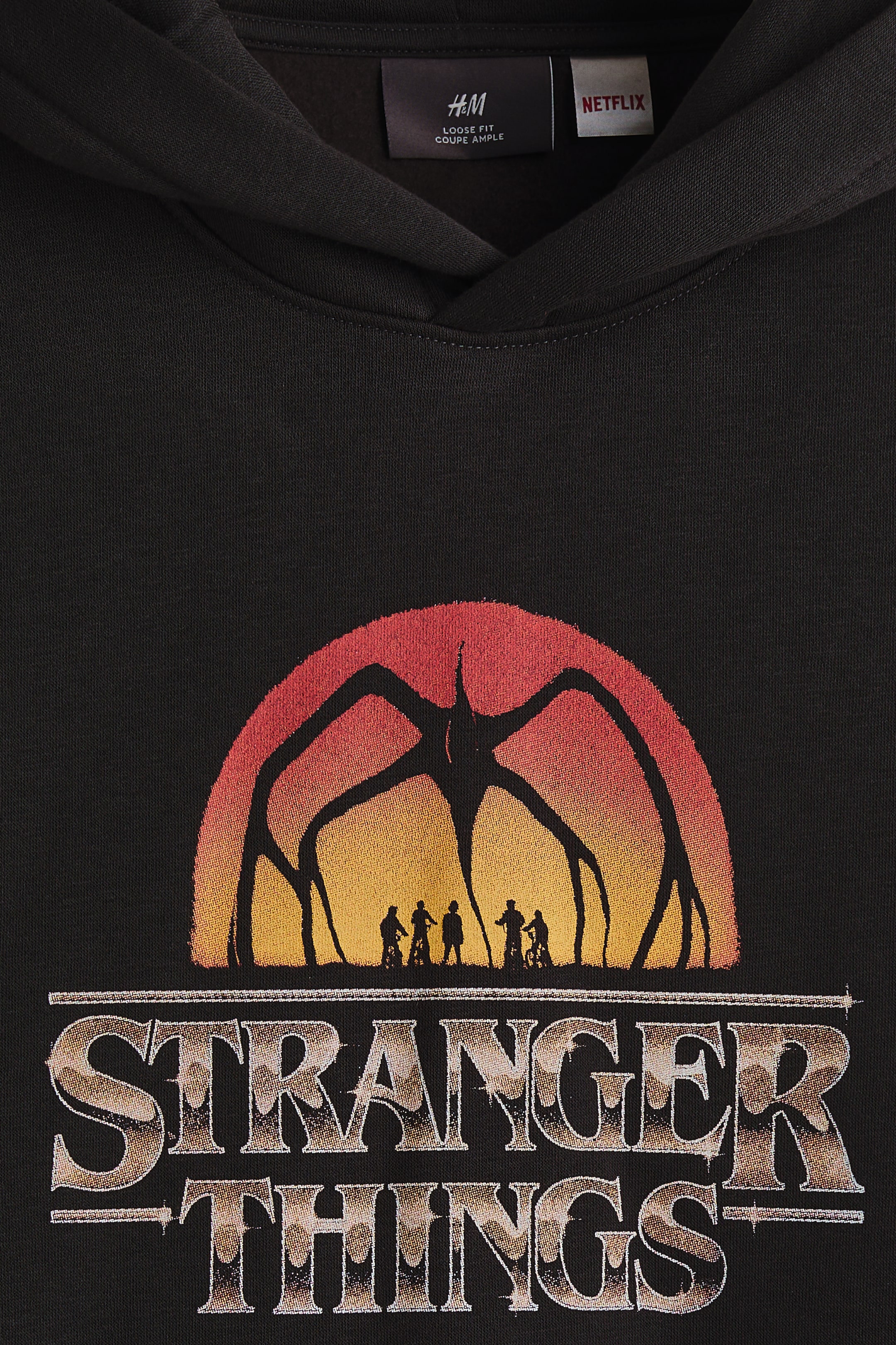 Ver imagen más grande: Sudadera con capucha Loose Fit - Negro/Stranger Things - HOMBRE | H&M ES 6