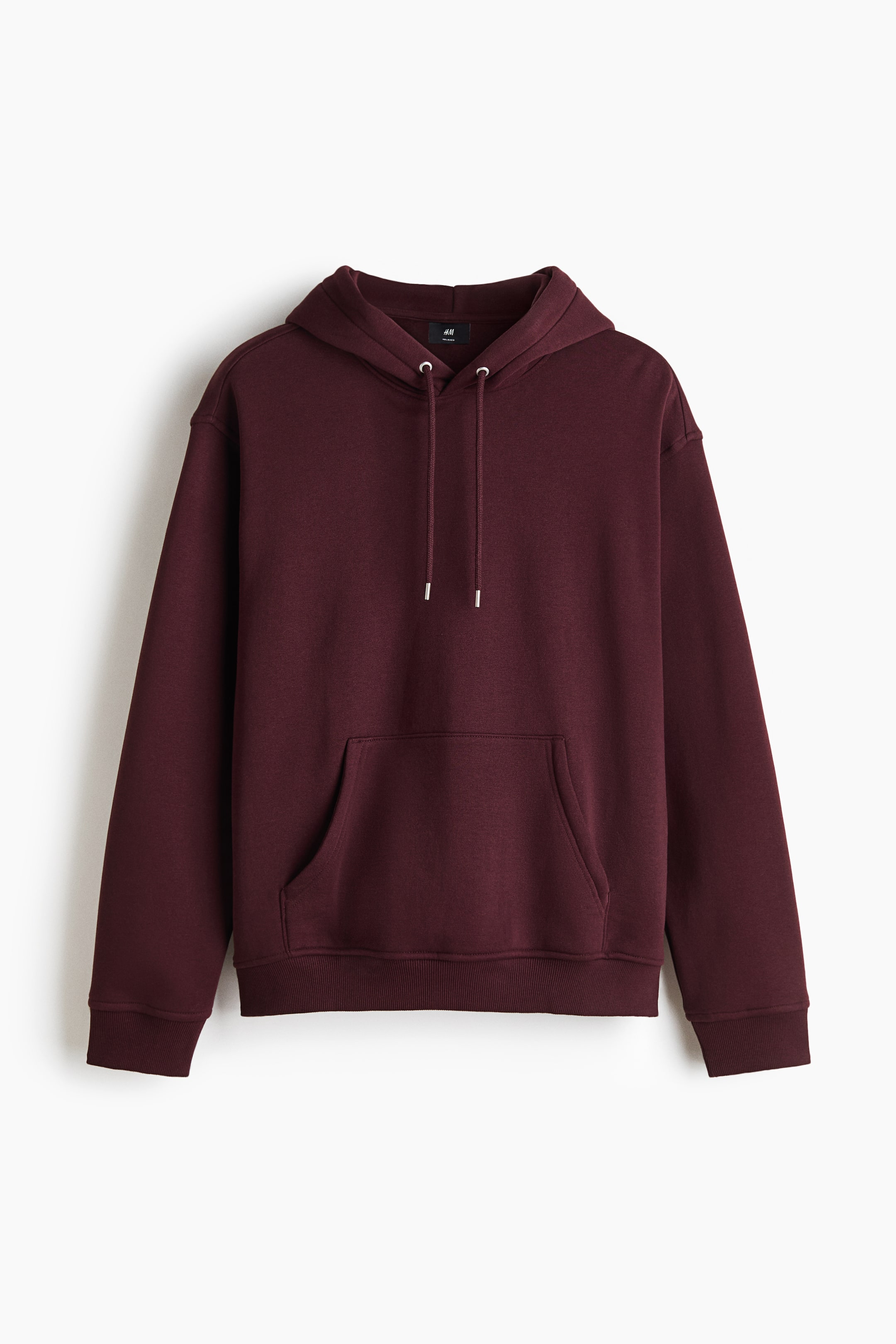 View larger image: Loose Fit Hoodie - Burgundy - Men | H&M 1