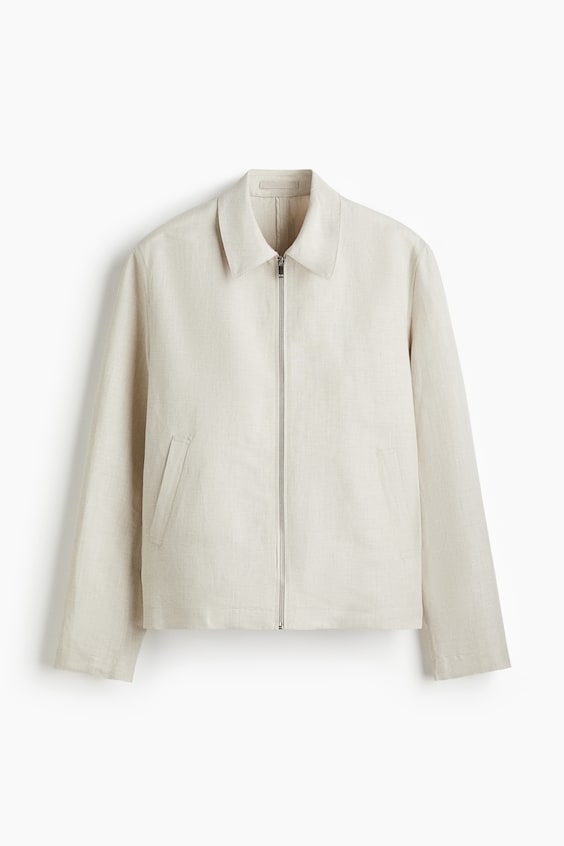 Мужская льняная куртка H&M Regular-Fit