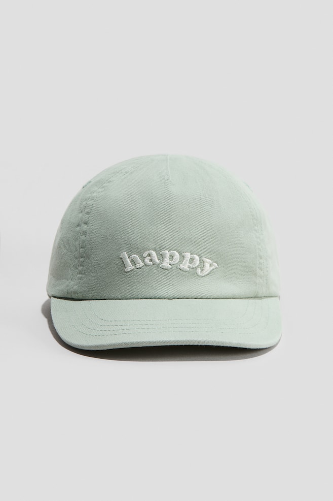 Cotton cap - Light green/Happy/Light pink/Little Dreamer - 1