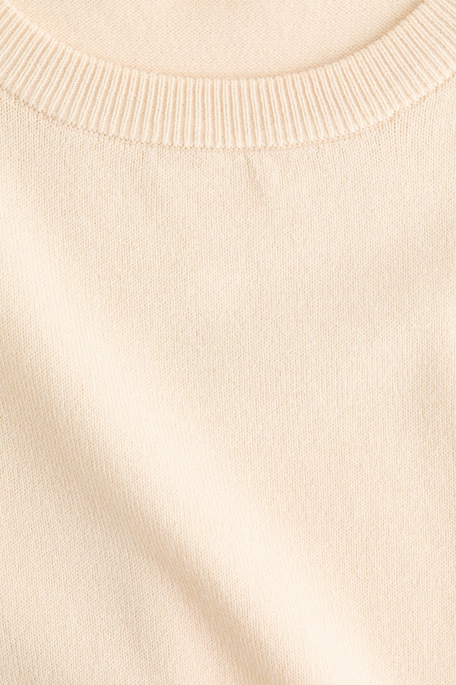 Feinstrickshirt-Cremefarben - 5