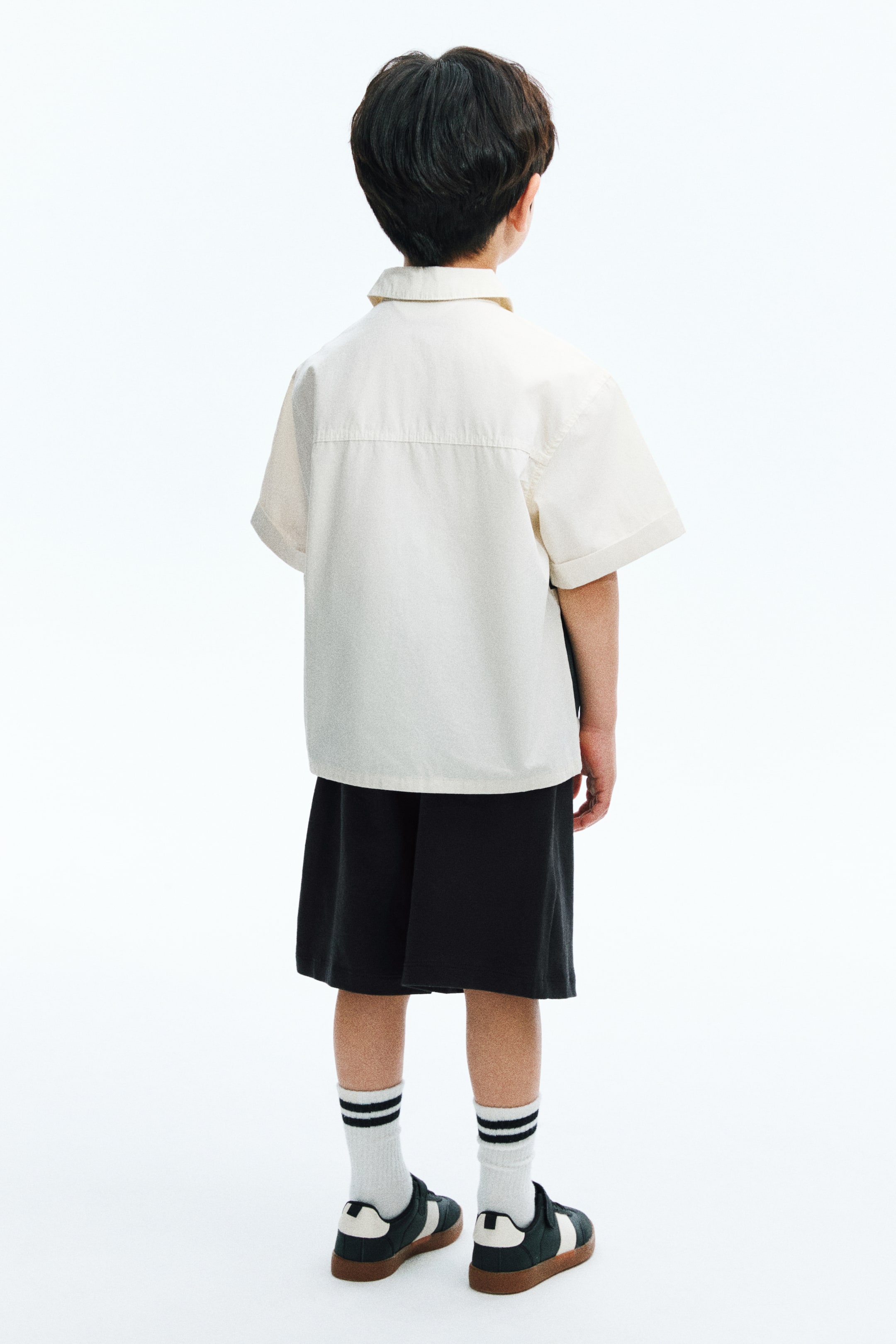 Short en molleton avec motif imprimé