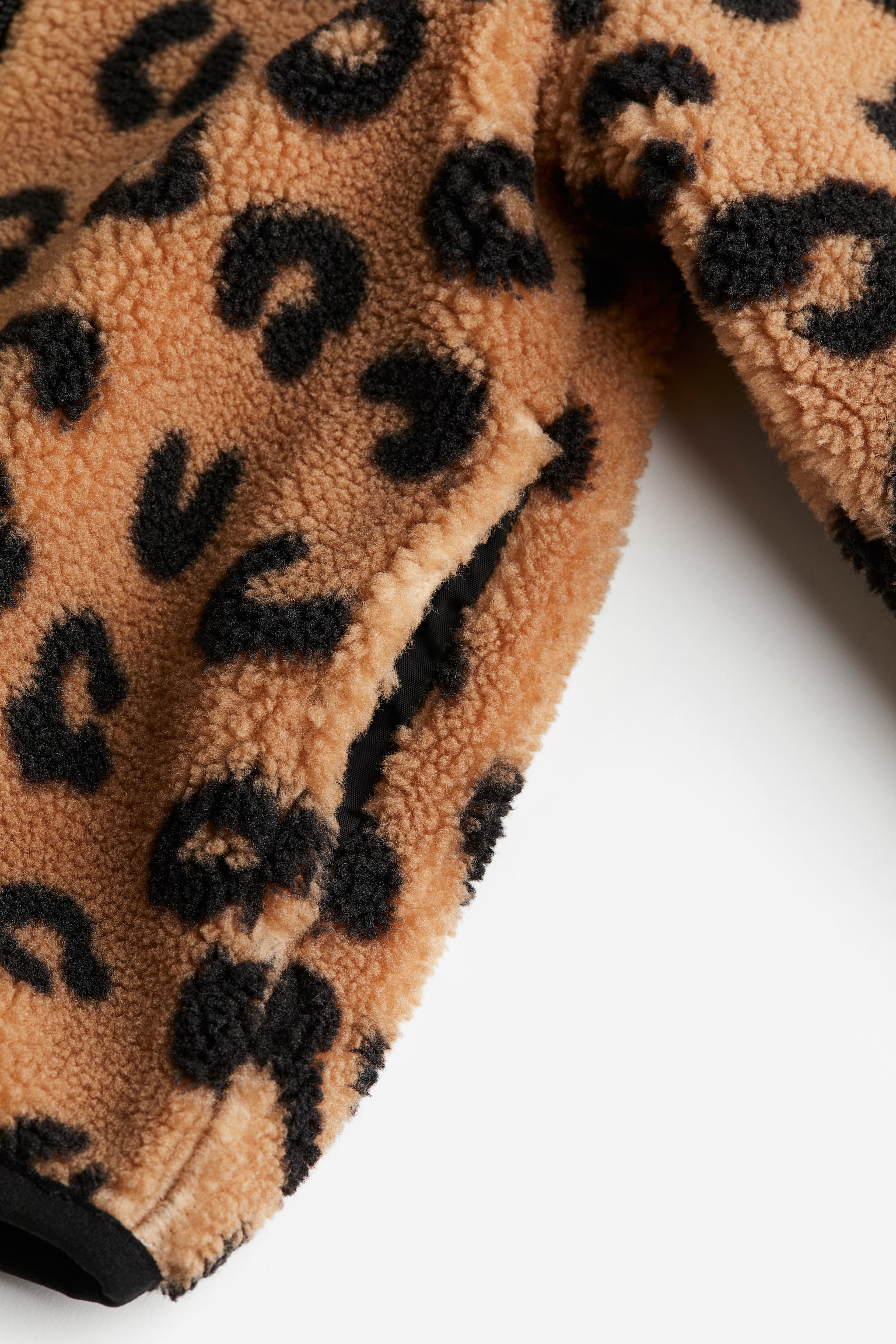 Teddy Jacket - Brown/Leopard print - 2