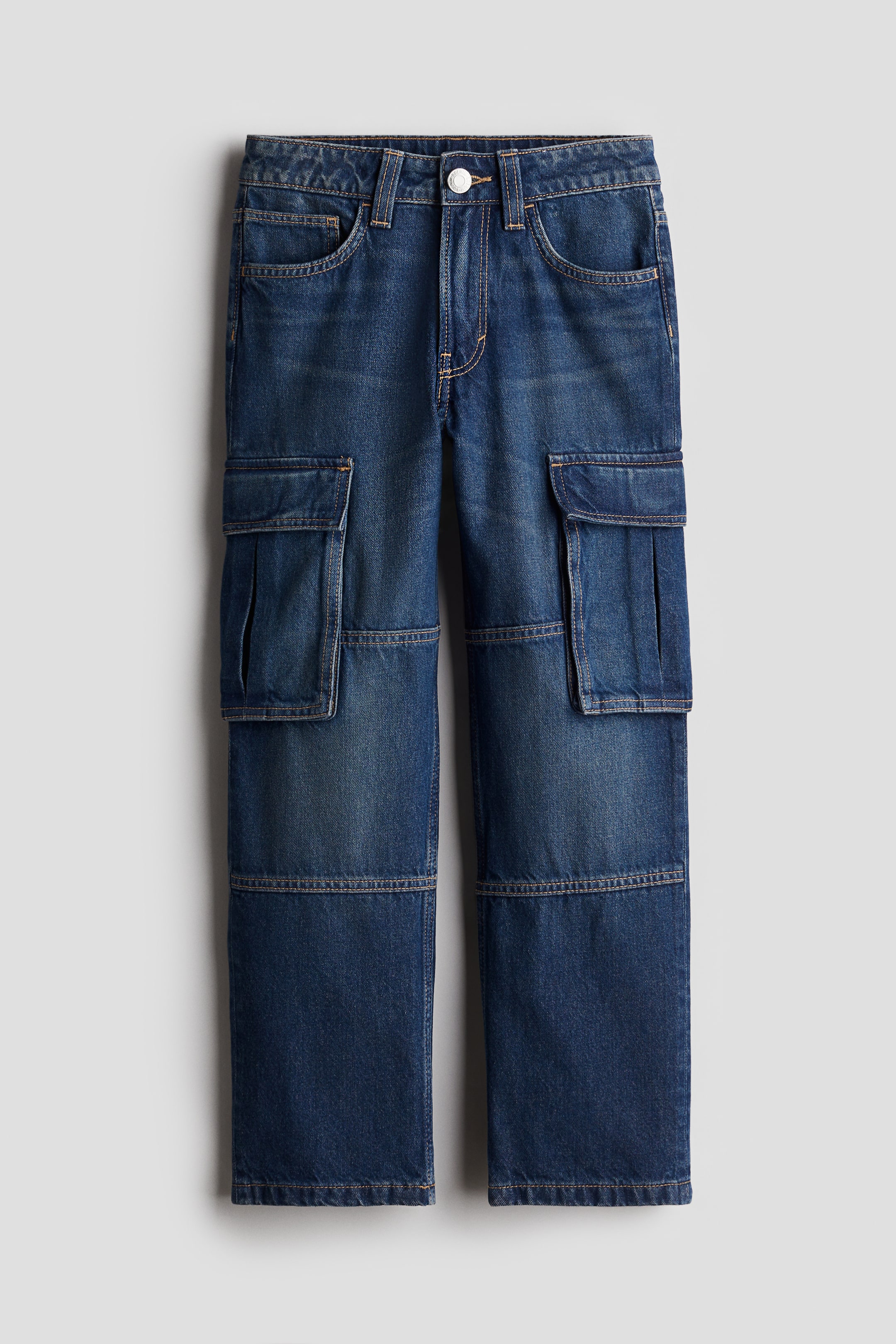 Loose Fit Straight Leg Jeans